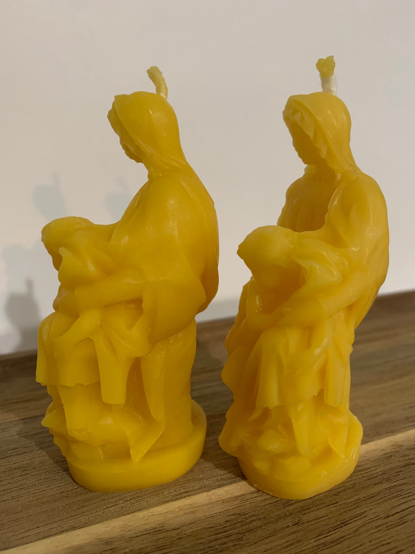 Mini Mary and Child Jesus Beeswax Model