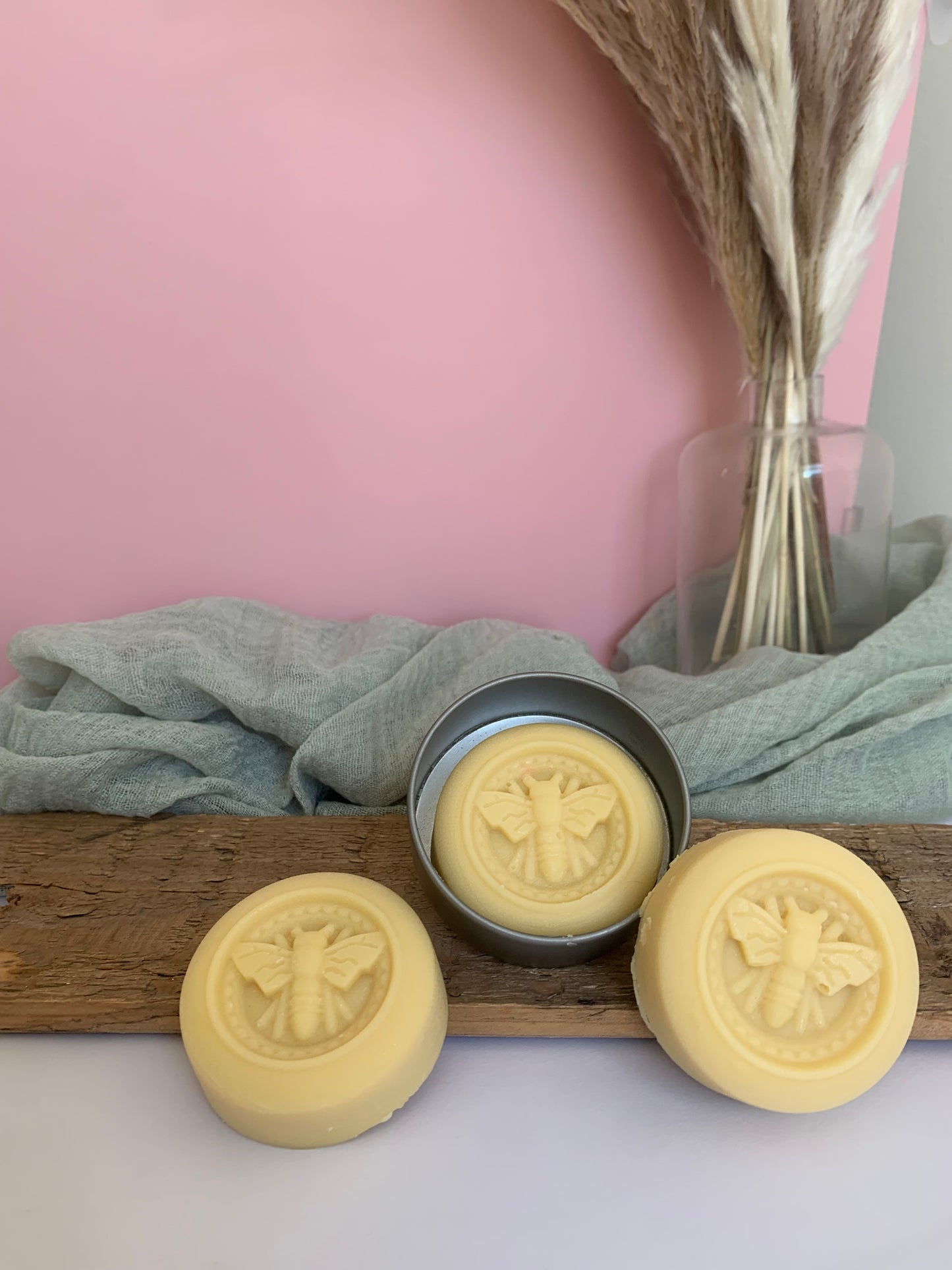 Shea Butter Balm - Nourishing Beeswax Lotion Bar - Non-toxic, Fragrance Free