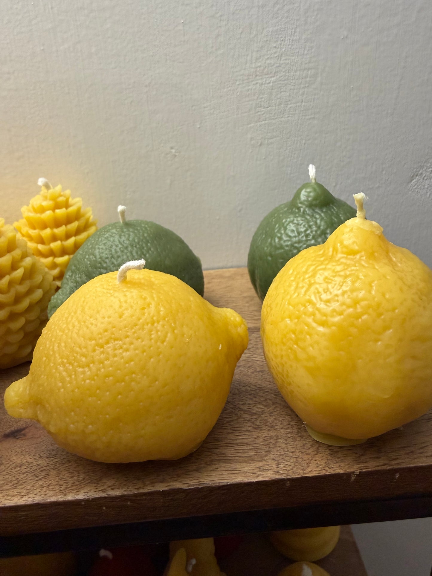 Lemon Lime Beeswax Candle