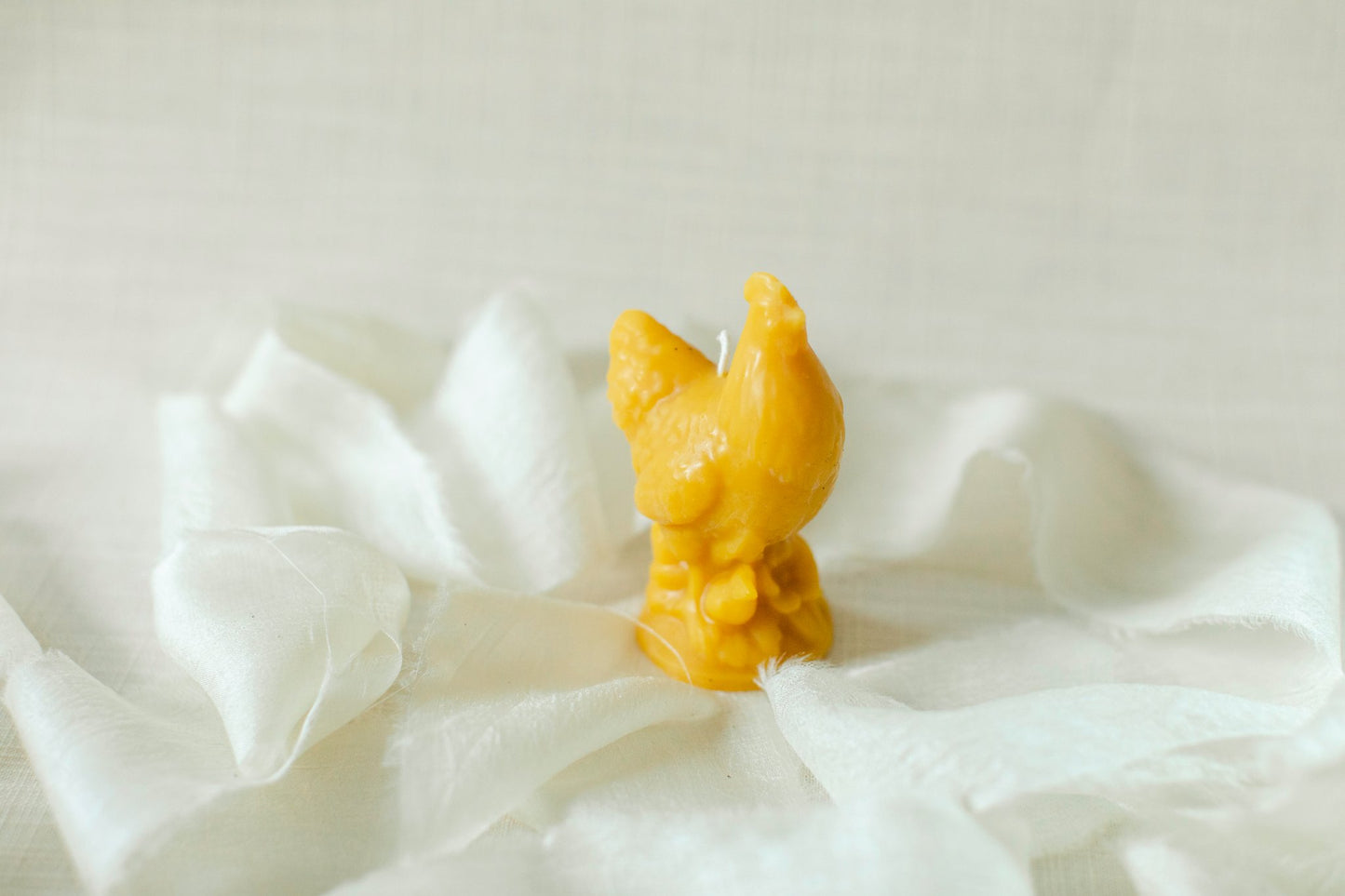 Beeswax Hen Candle