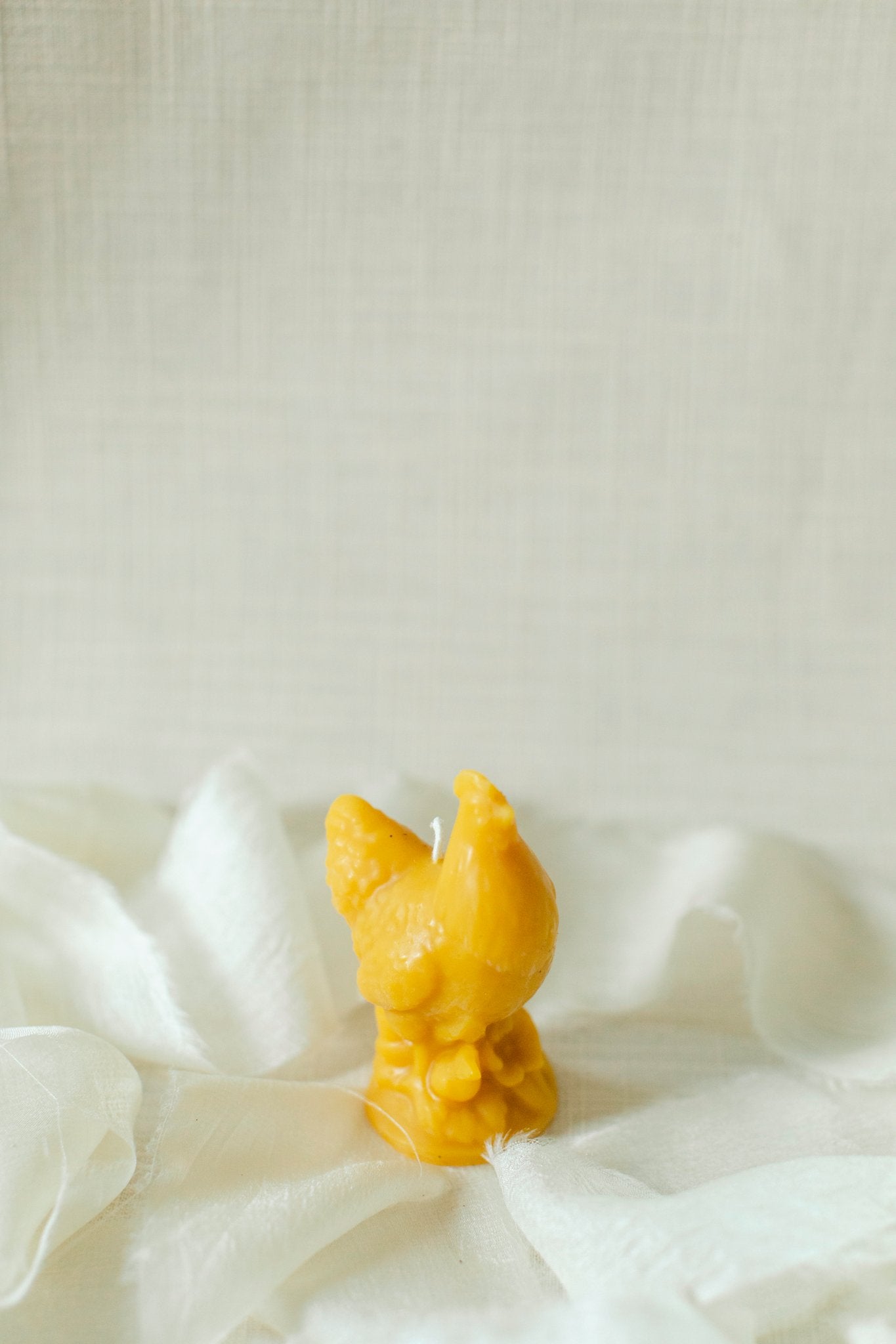 Beeswax Hen Candle
