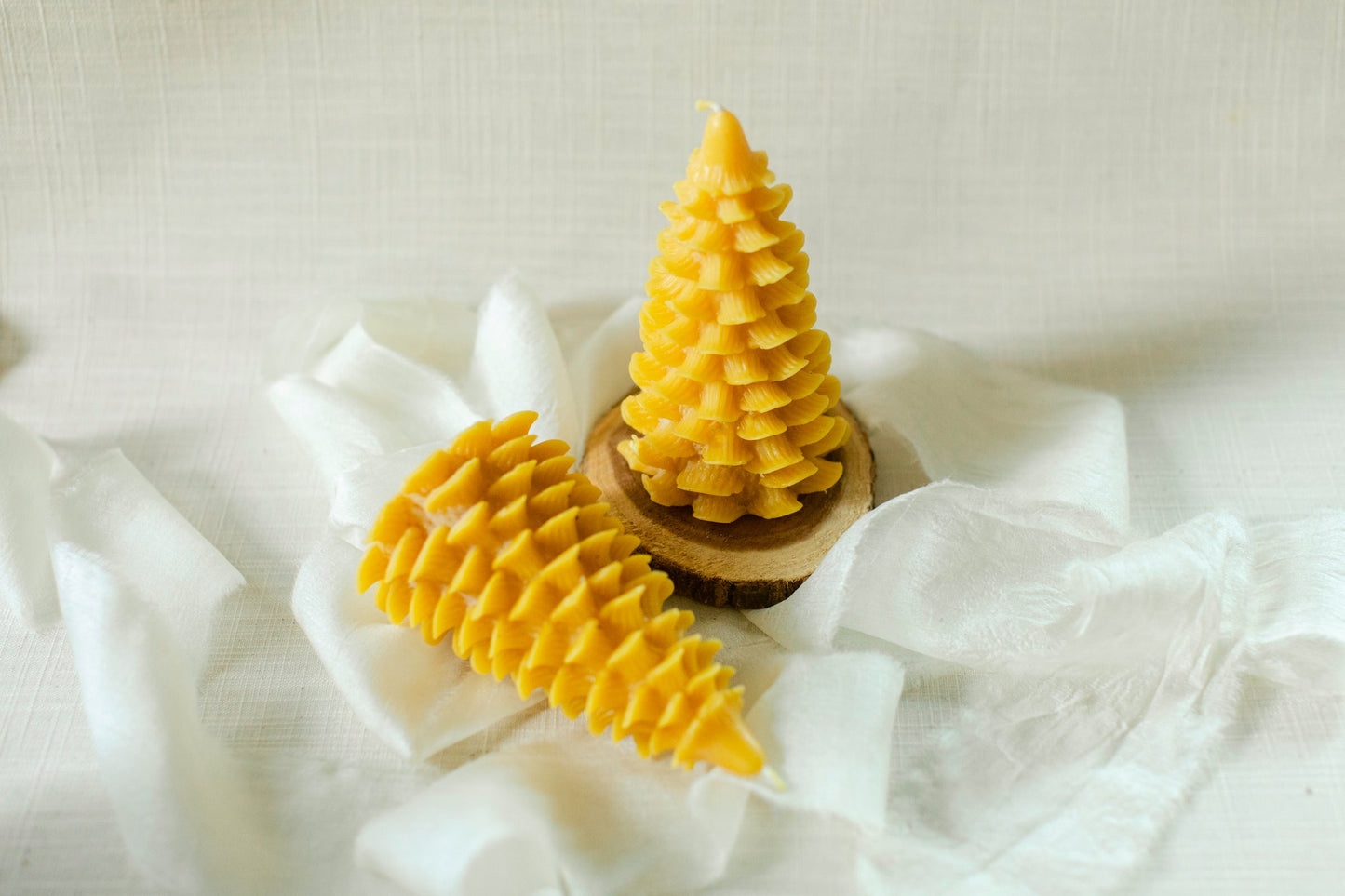 100% Beeswax Christmas Tree Candle