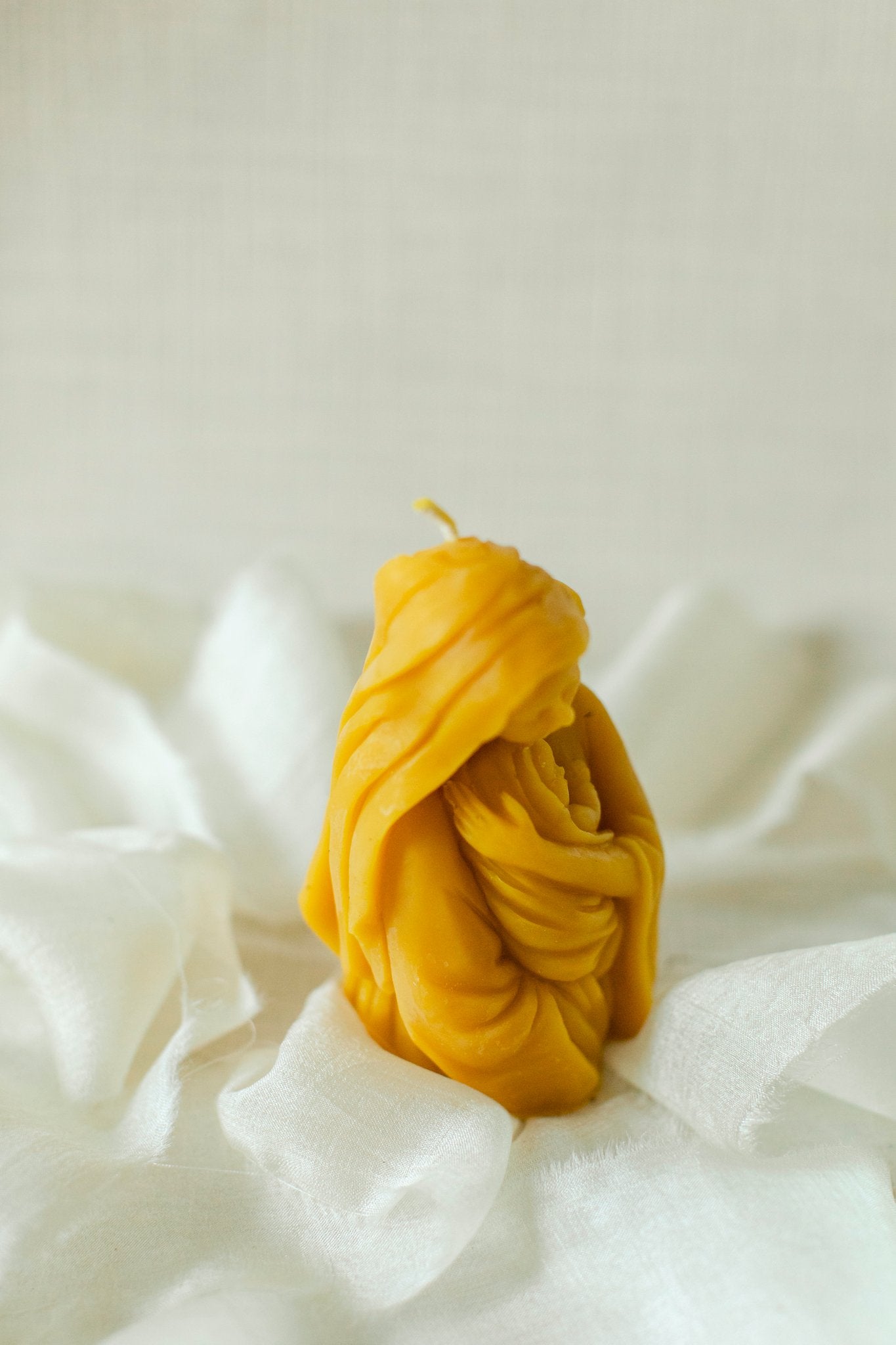 Madonna and Child 100% Beeswax Candle