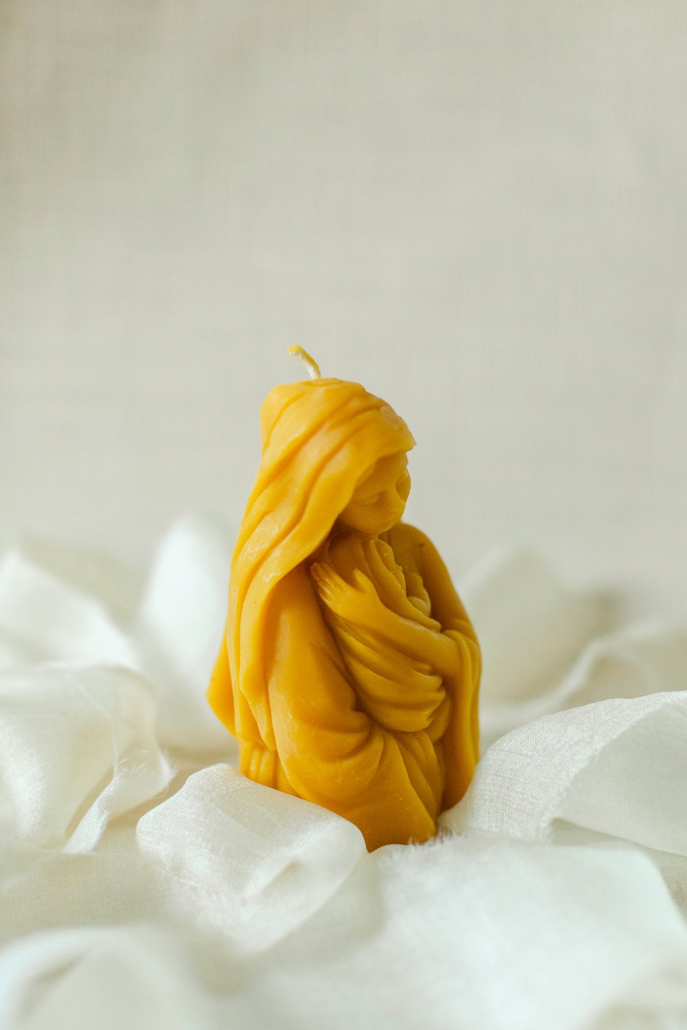 Madonna and Child 100% Beeswax Candle