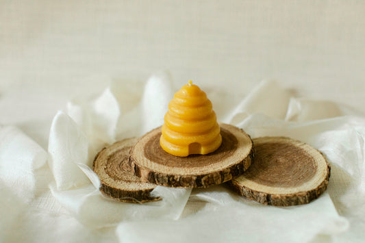 100% Beeswax Beehive Votive Mold