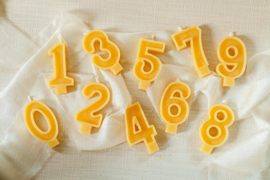 Birthday Candles - 100% Beeswax