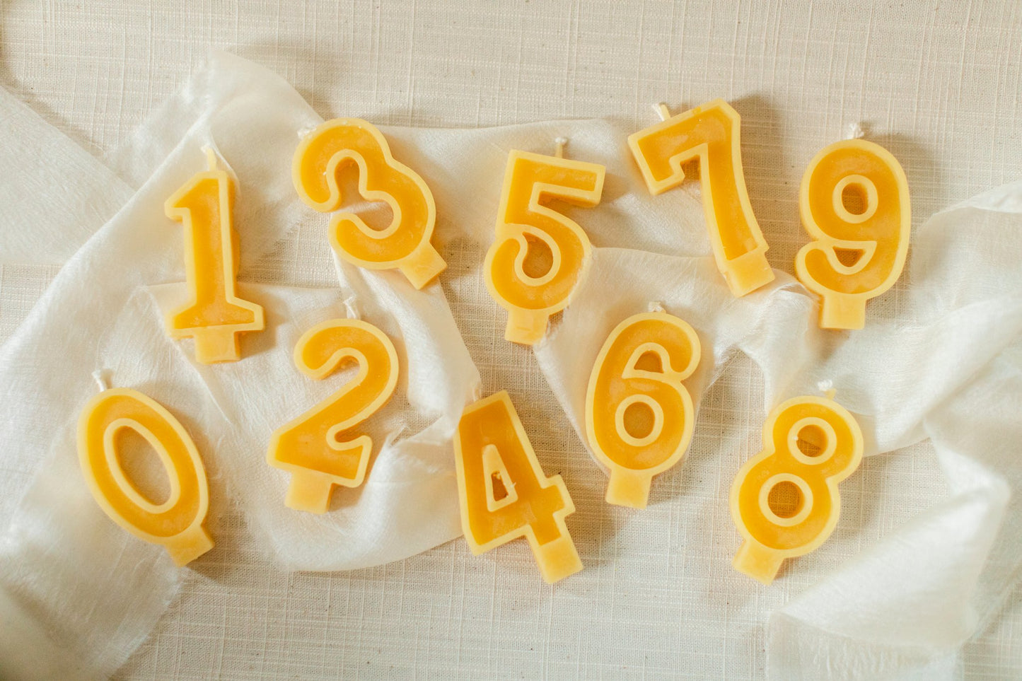 Birthday Candles - 100% Beeswax