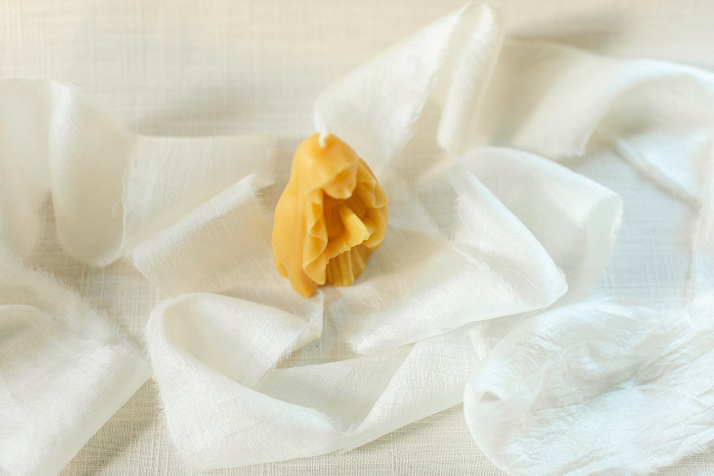 Our Lady Of Grace Beeswax Candle