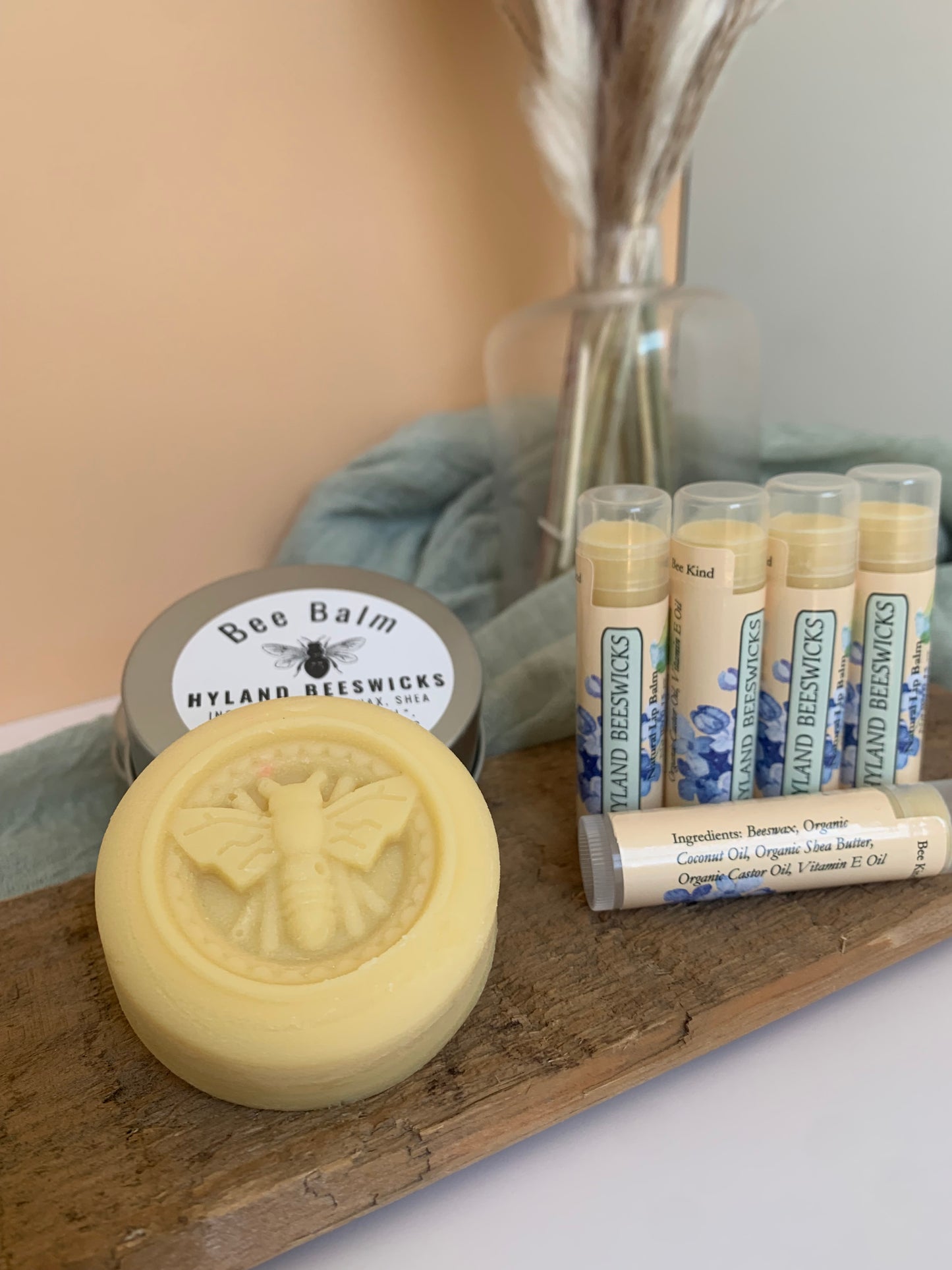 Shea Butter Balm - Nourishing Beeswax Lotion Bar - Non-toxic, Fragrance Free