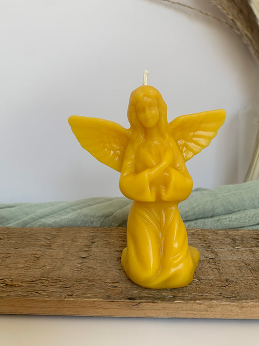 Guardian Angel Beeswax Candle