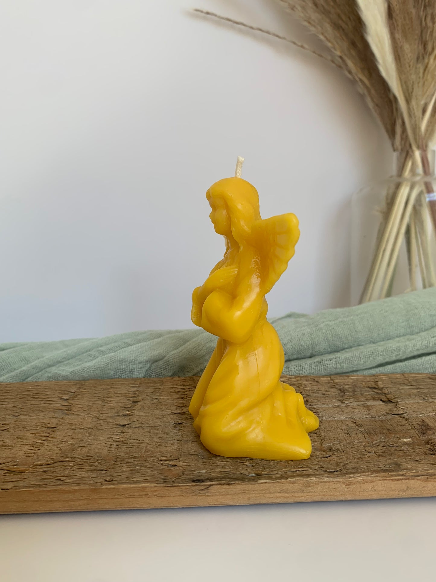 Guardian Angel Beeswax Candle
