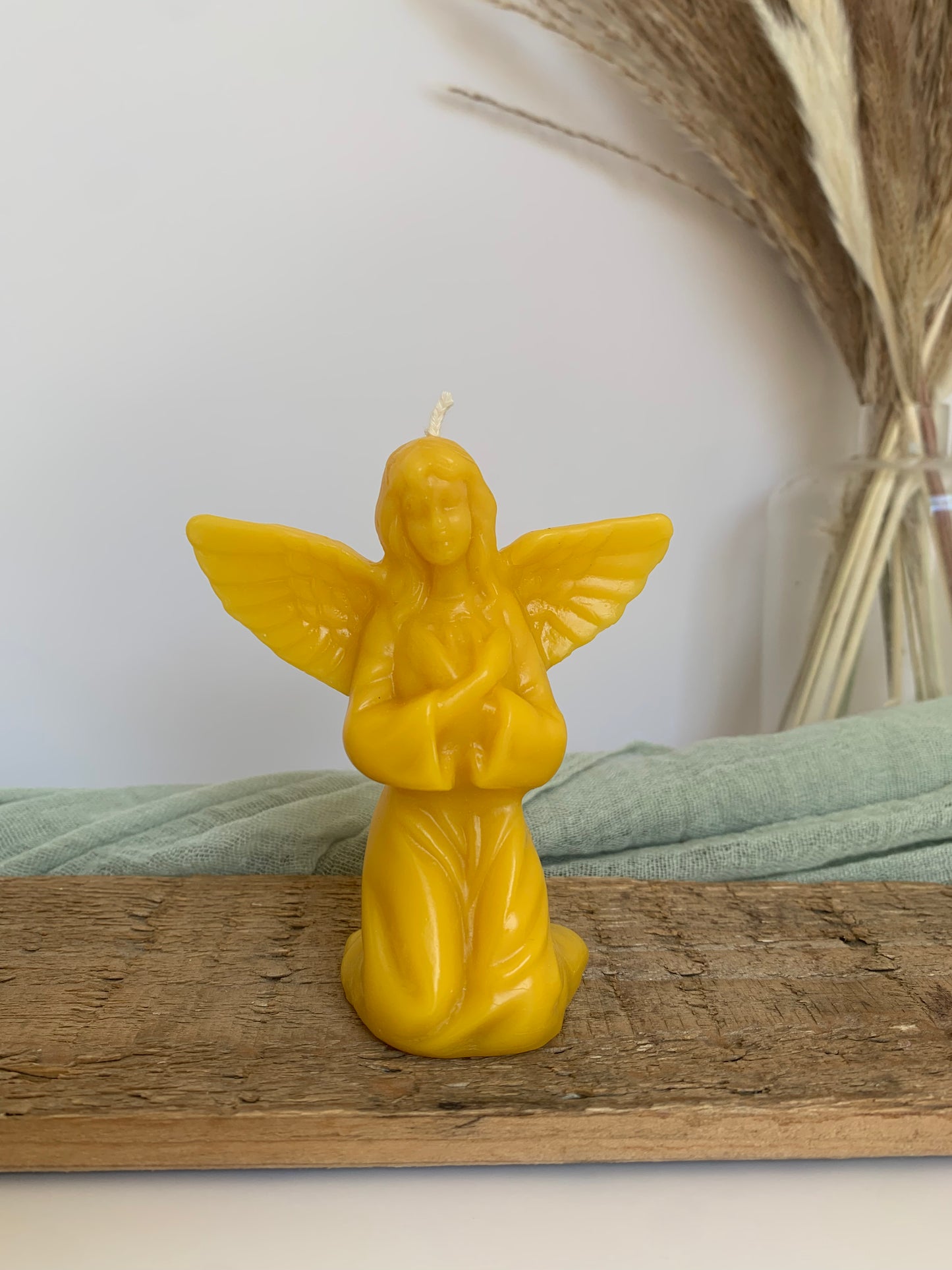 Guardian Angel Beeswax Candle