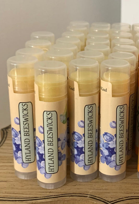Organic Beeswax Chapstick - Unscented Lip Balm