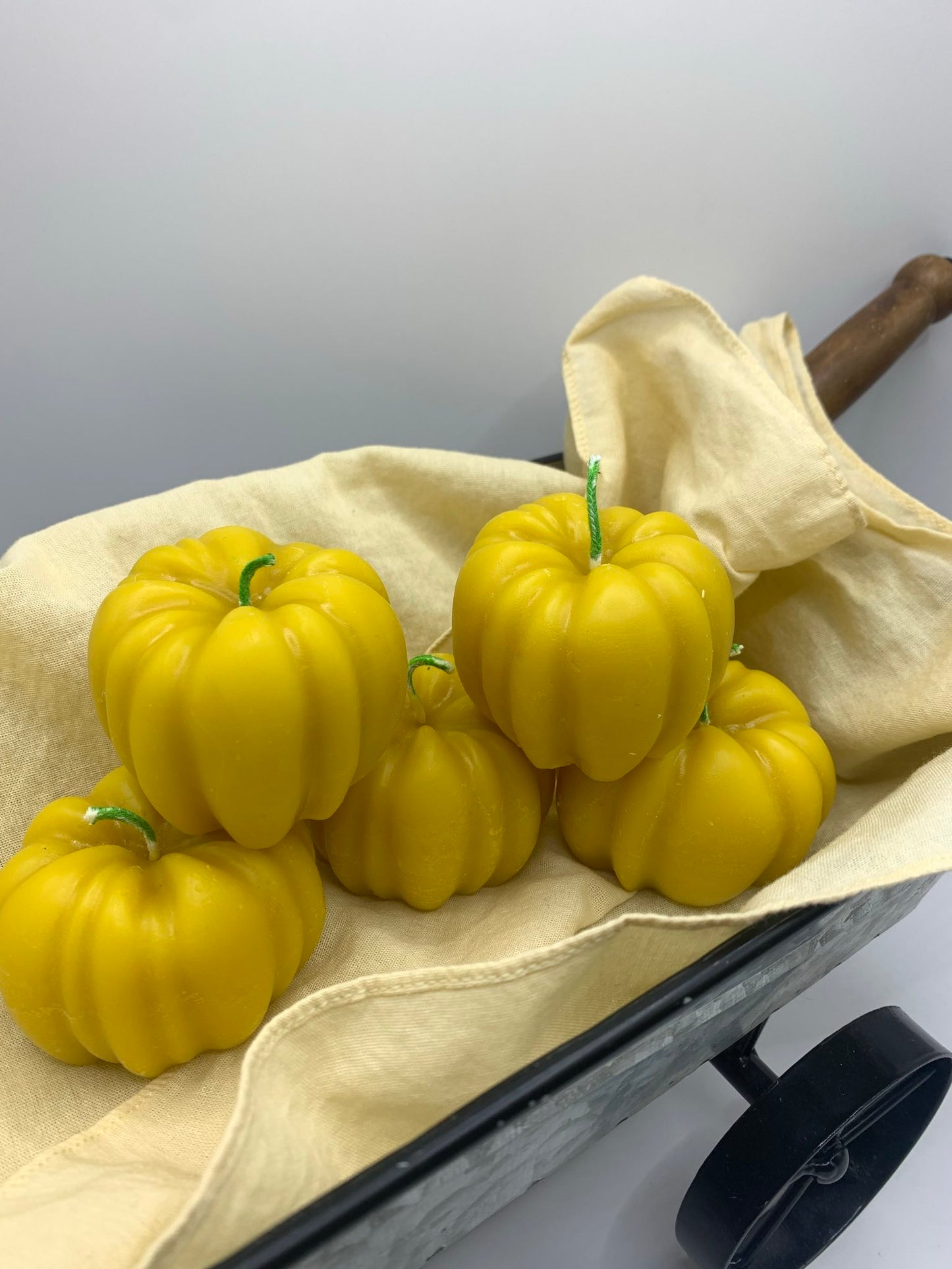 100% Beeswax Pumpkin Candle