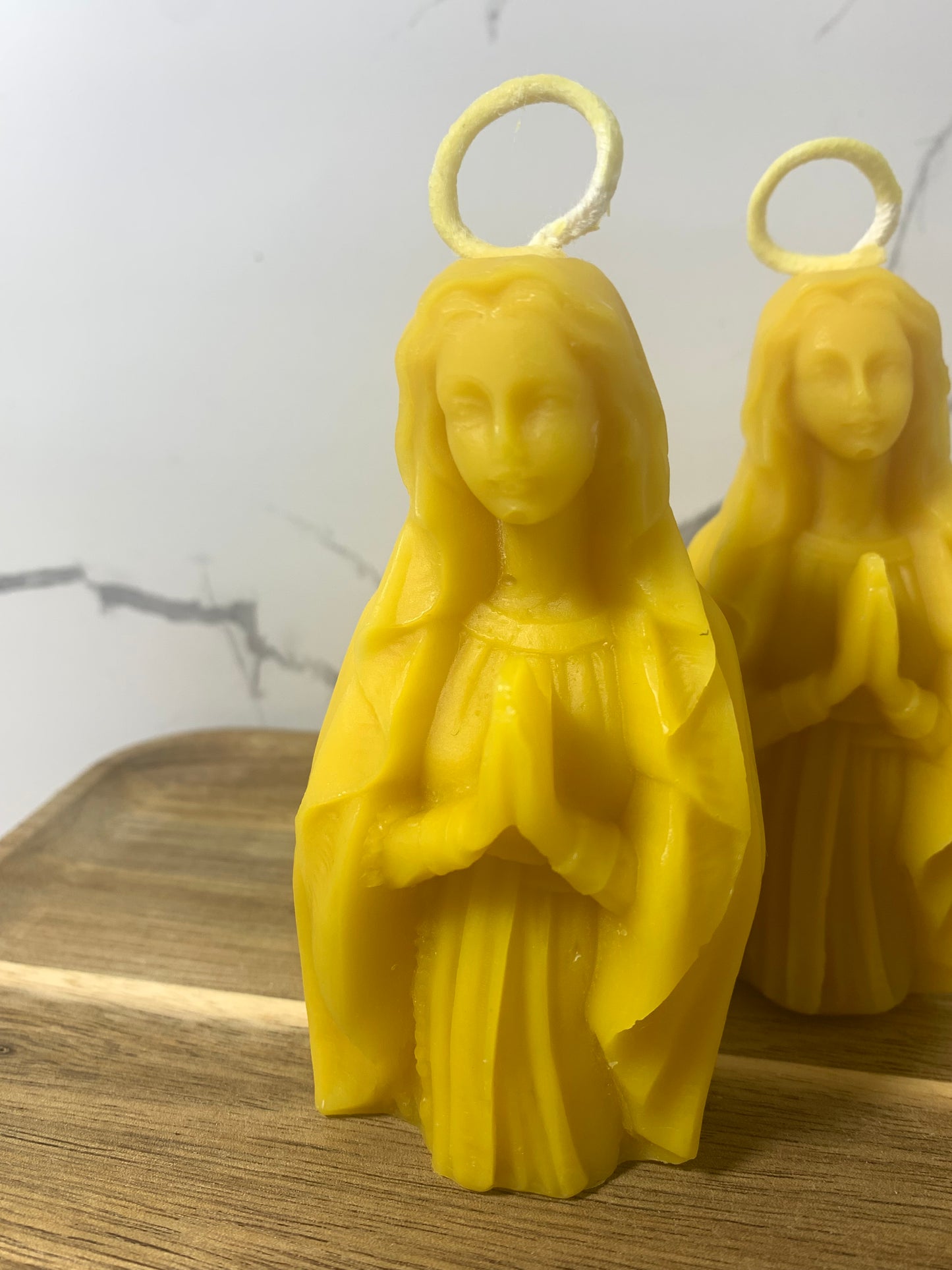 Our Lady Of Grace Beeswax Candle