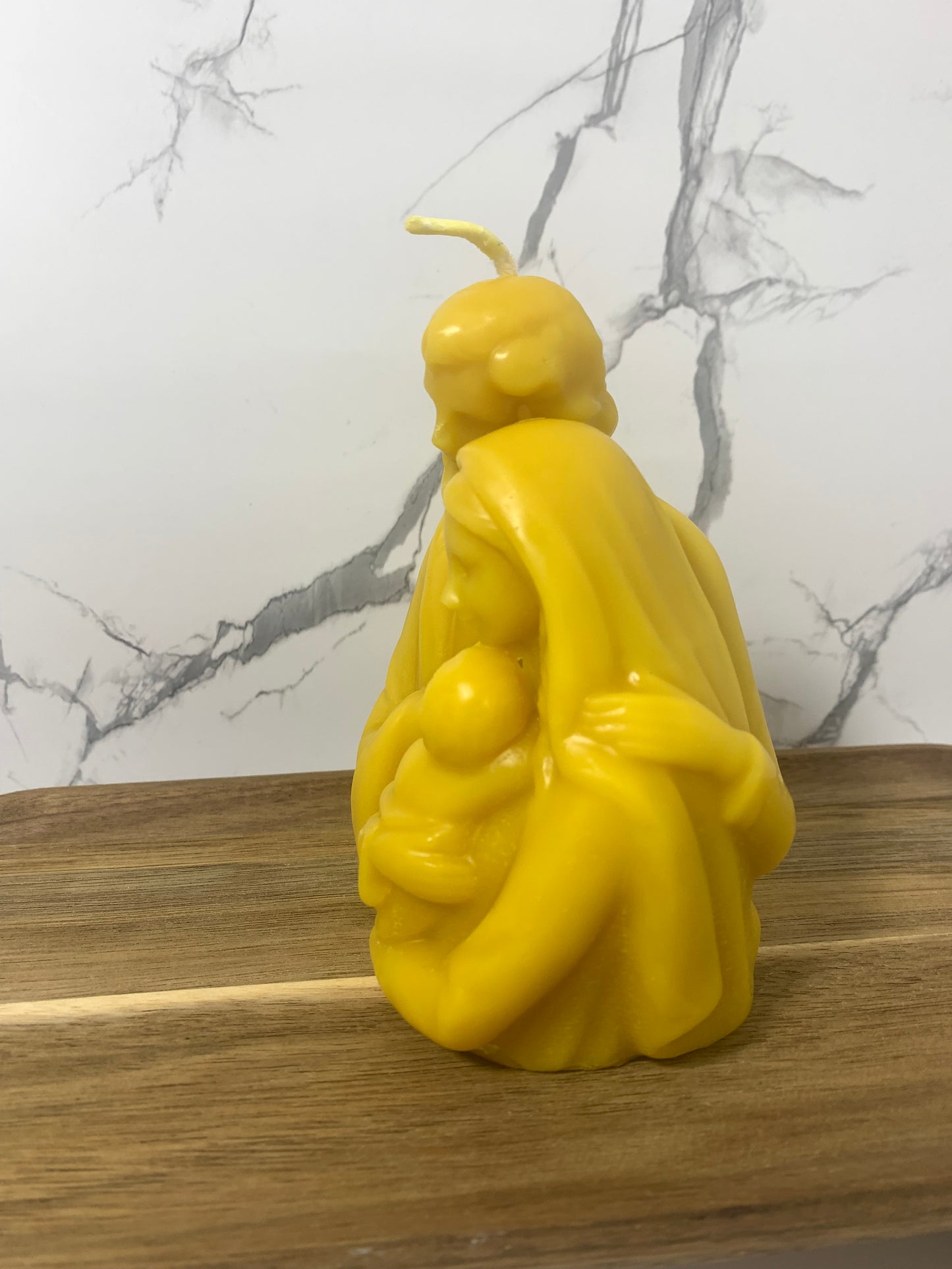 Holy Family Beeswax Candle