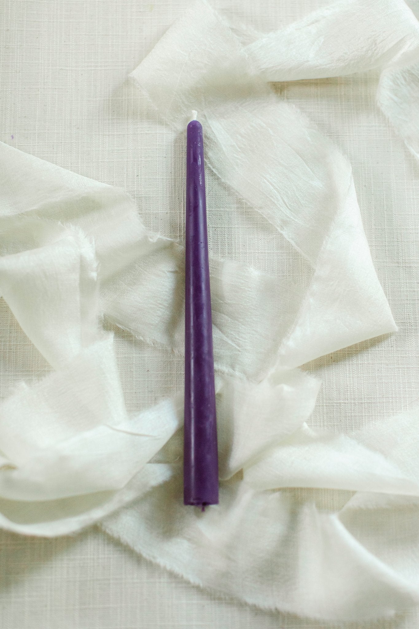 100% Beeswax Advent Taper Candles 10"