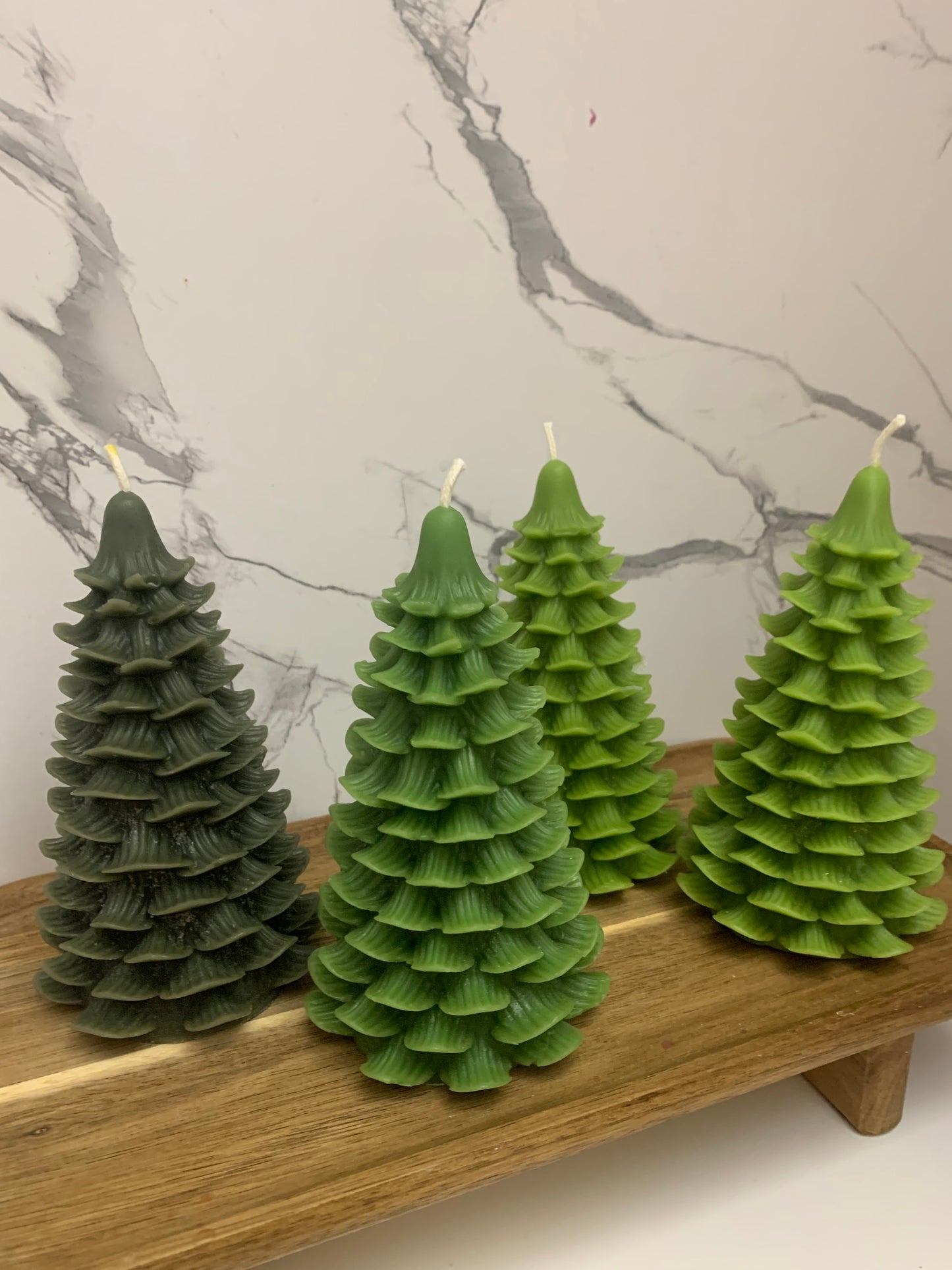 100% Beeswax Christmas Tree Candle