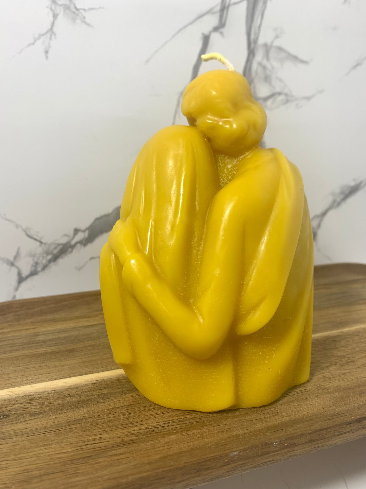 Holy Family Beeswax Candle