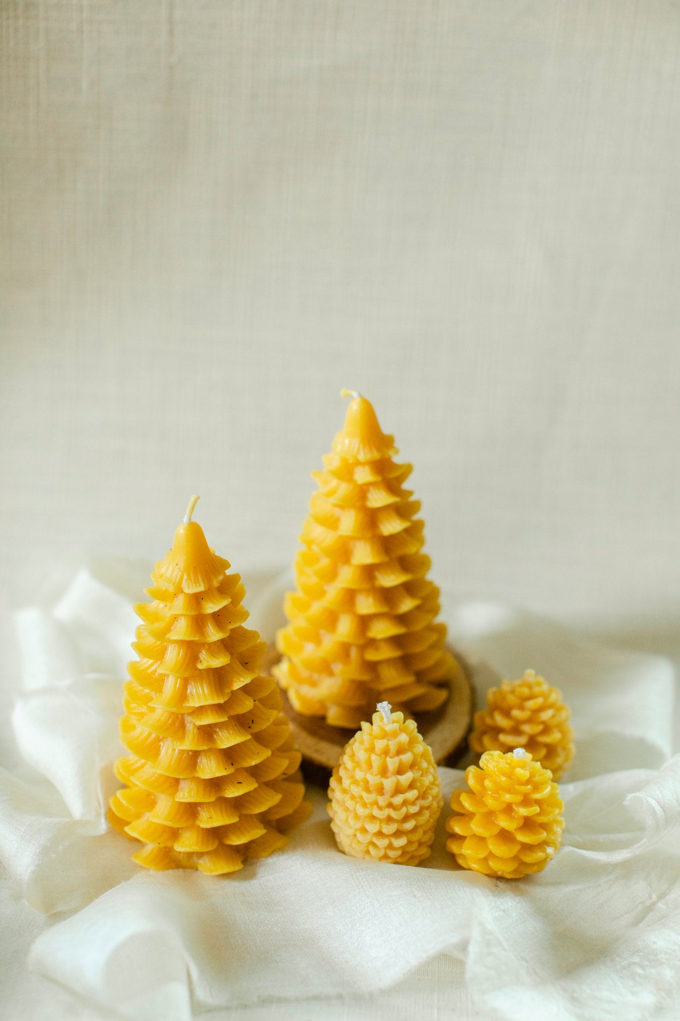 100% Beeswax Christmas Tree Candle
