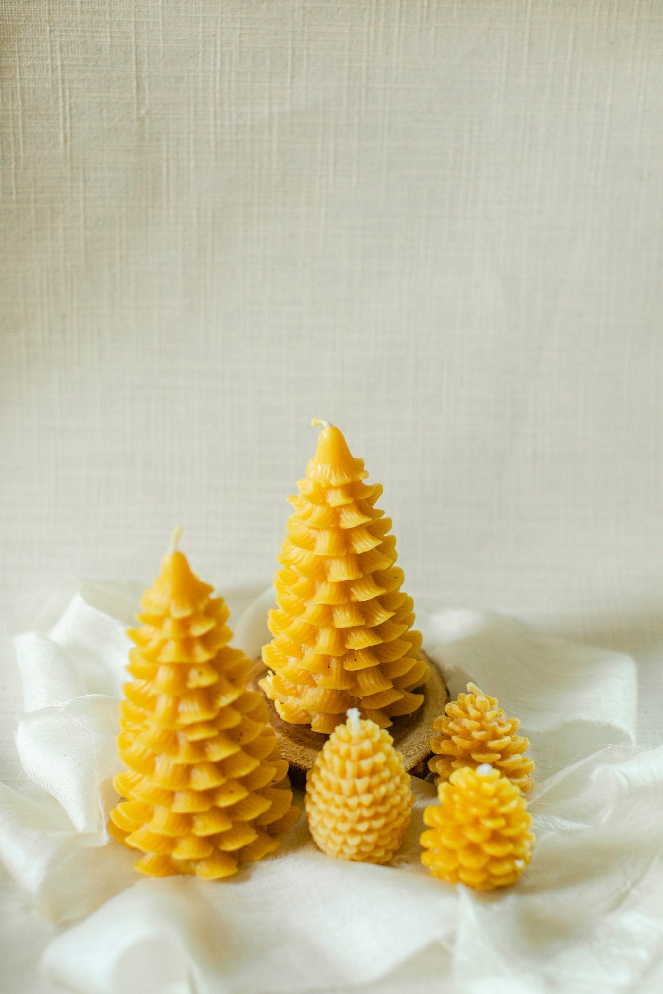100% Beeswax Christmas Tree Candle