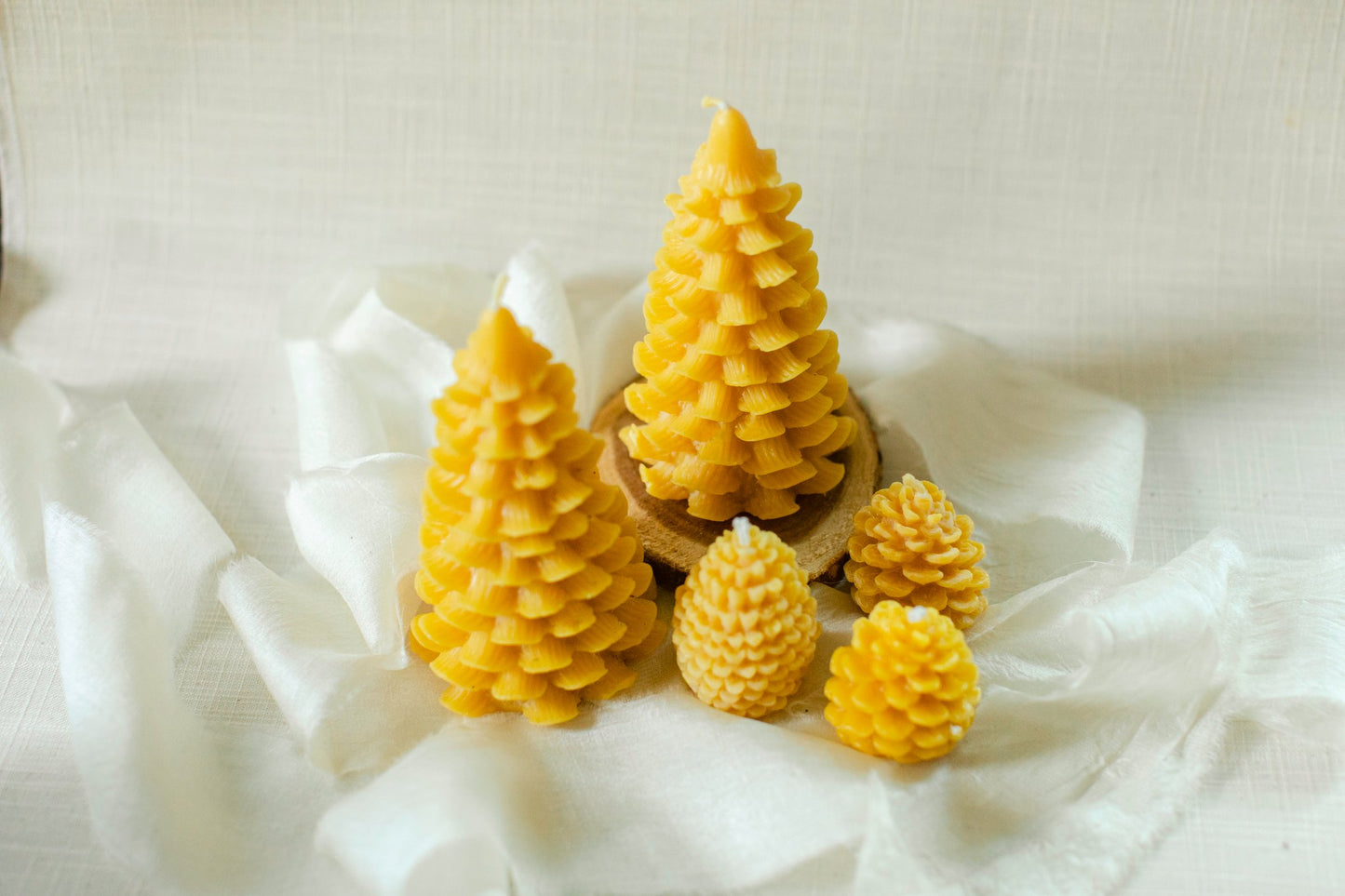100% Beeswax Christmas Tree Candle