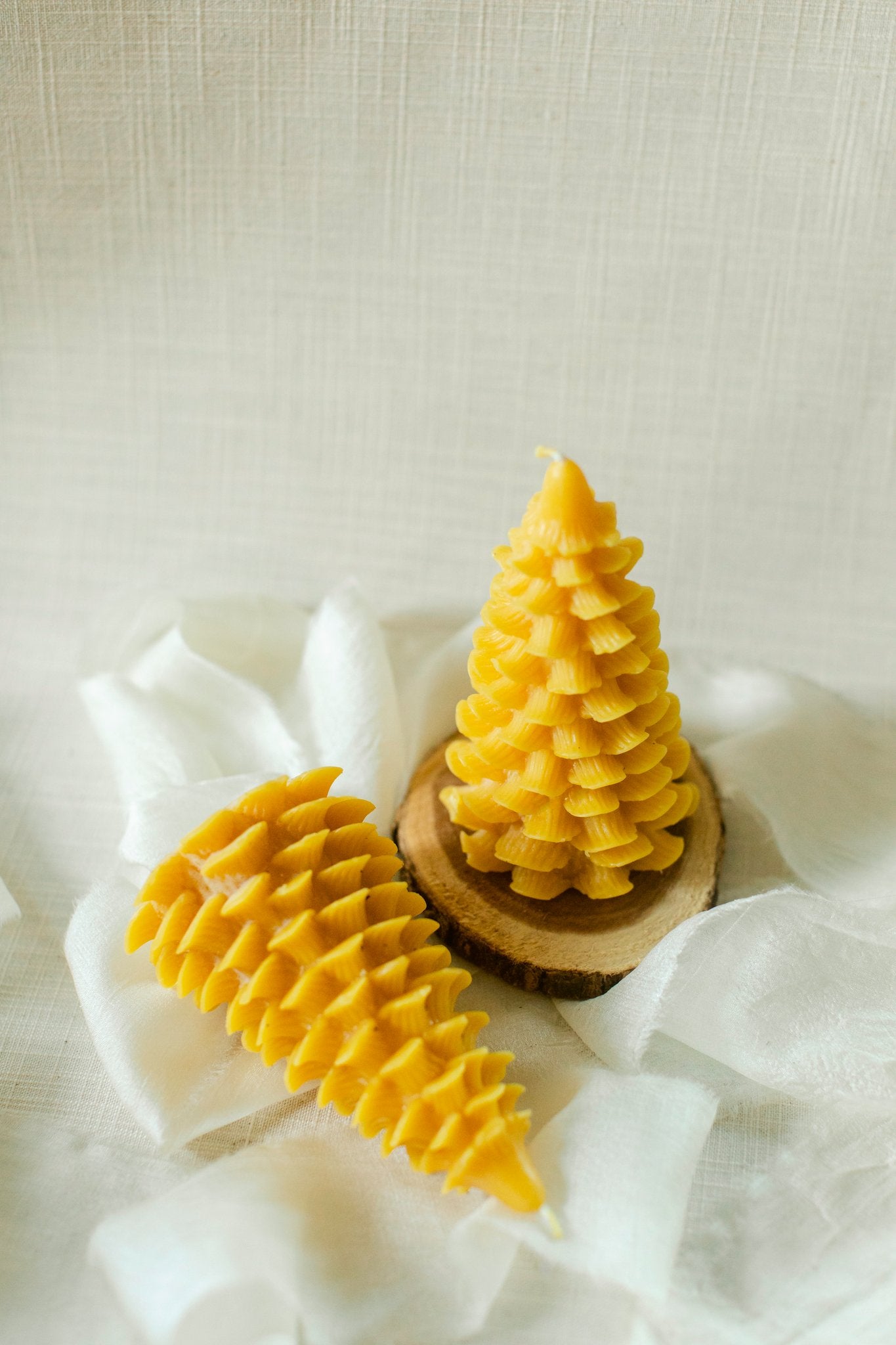 100% Beeswax Christmas Tree Candle