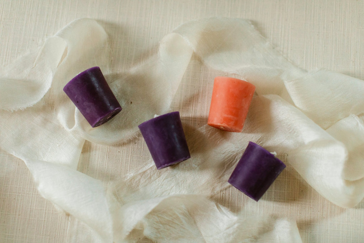 100% Beeswax Advent Votive Candles