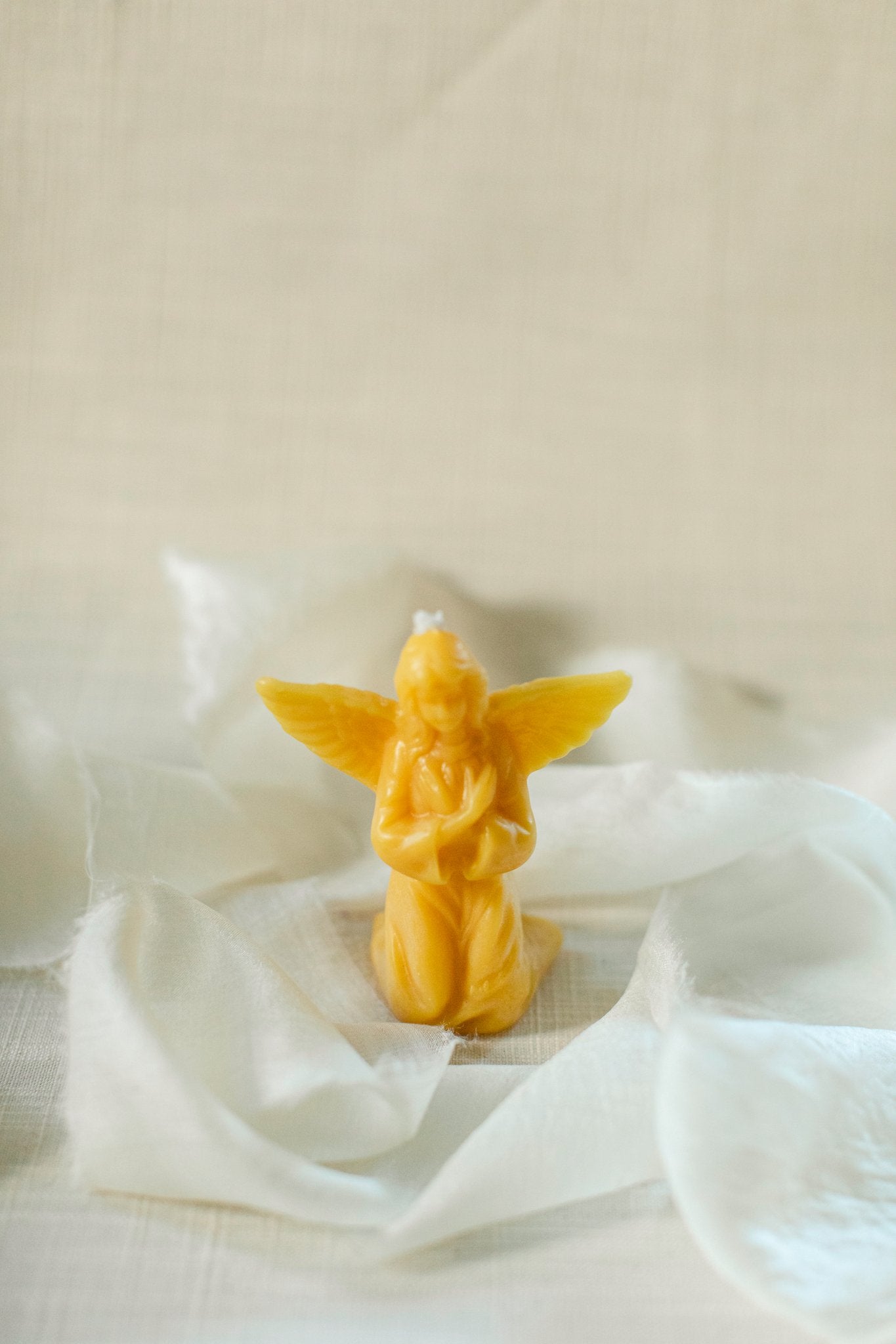 Guardian Angel Beeswax Candle