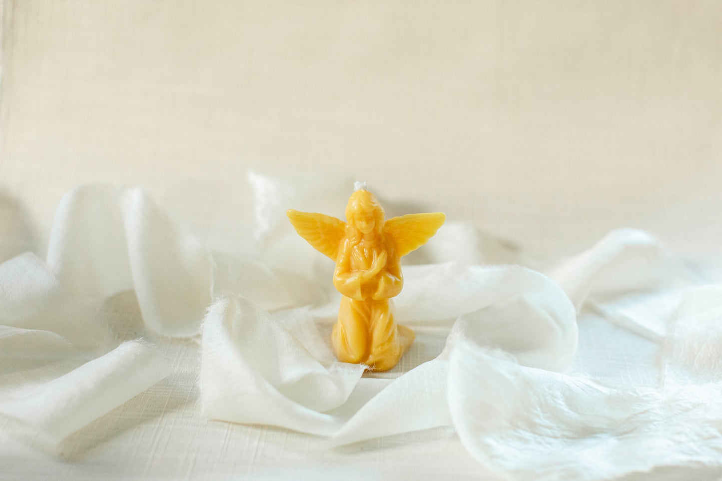 Guardian Angel Beeswax Candle