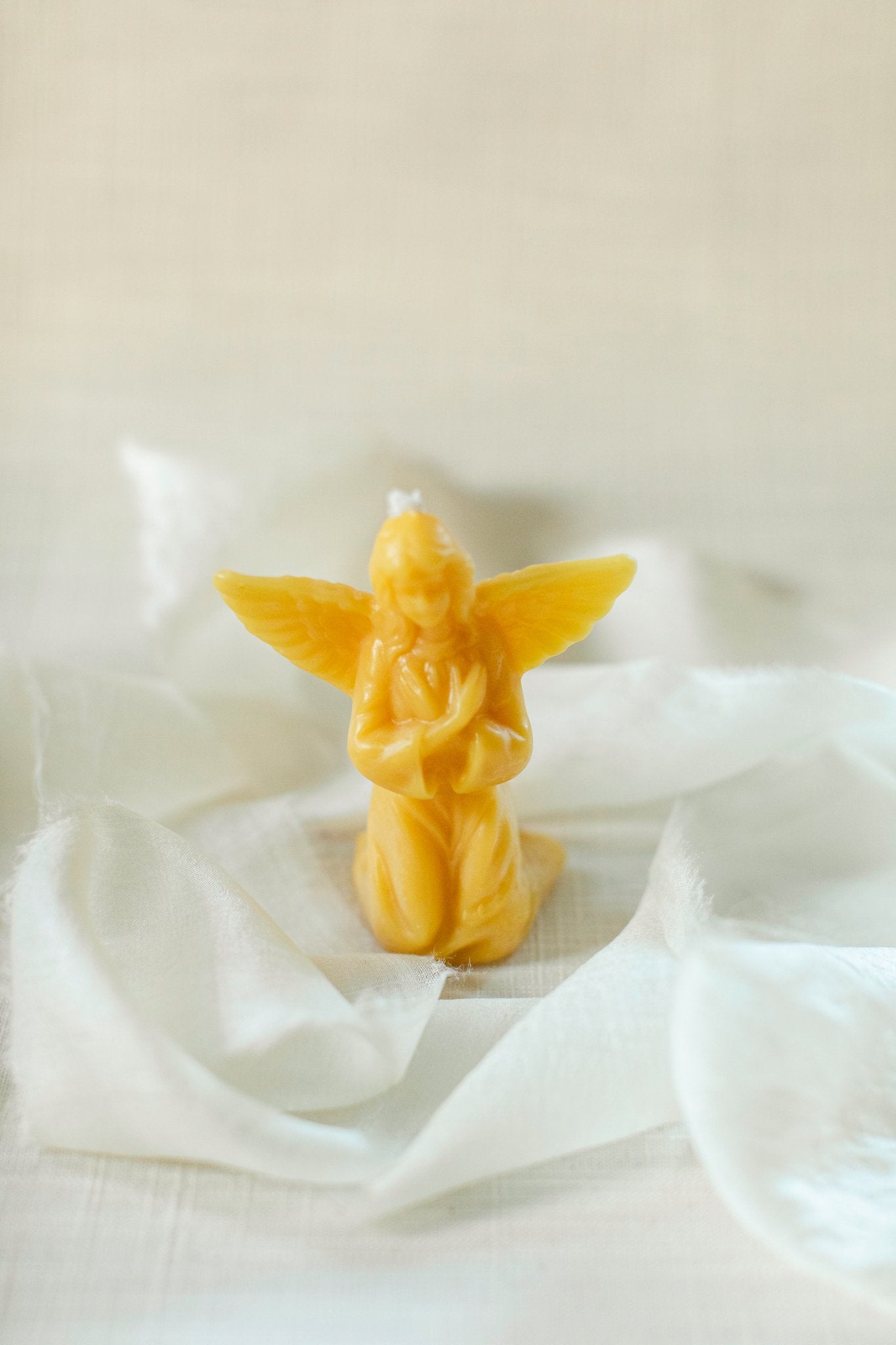 Guardian Angel Beeswax Candle