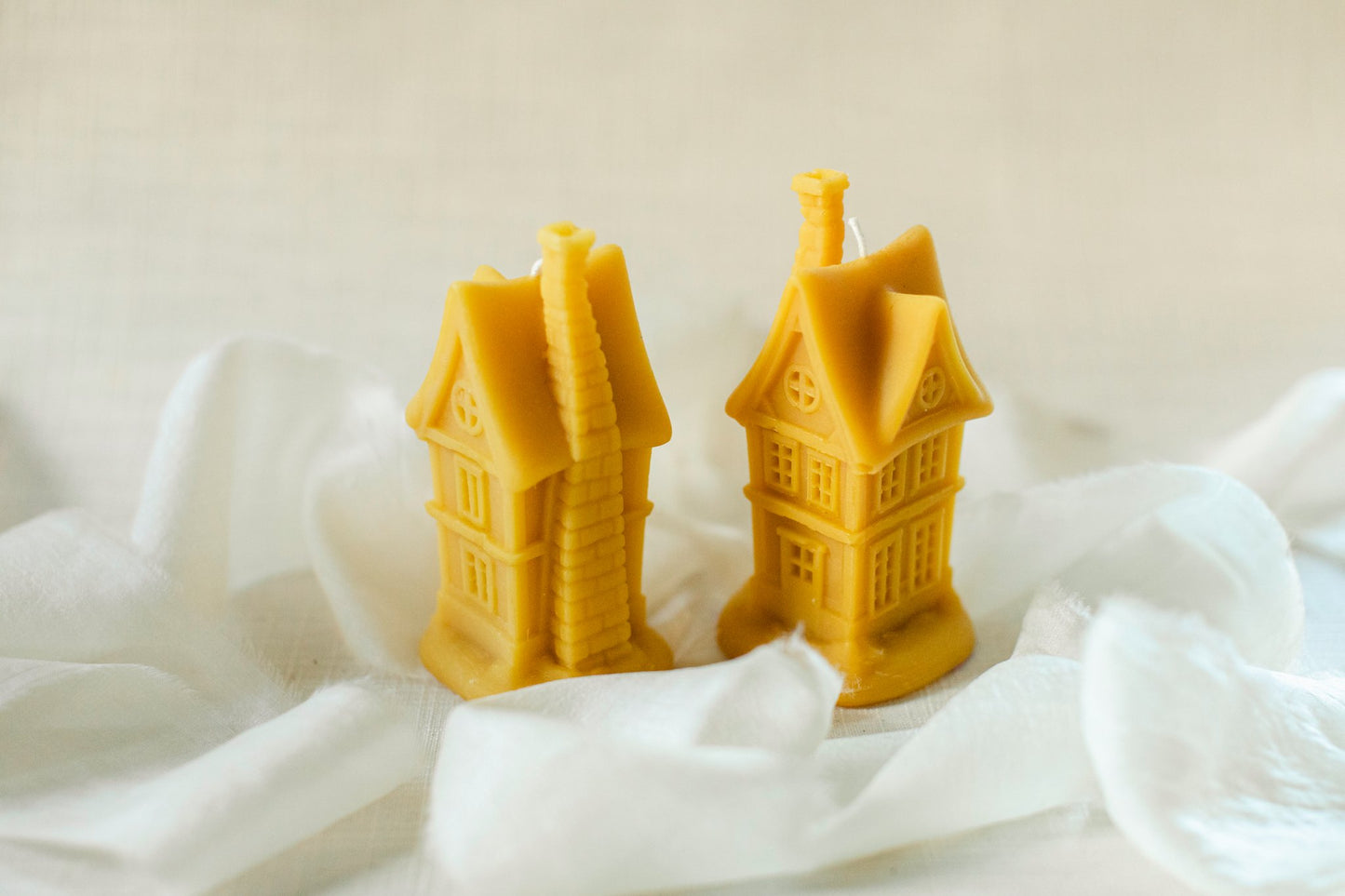 Beeswax House Candle