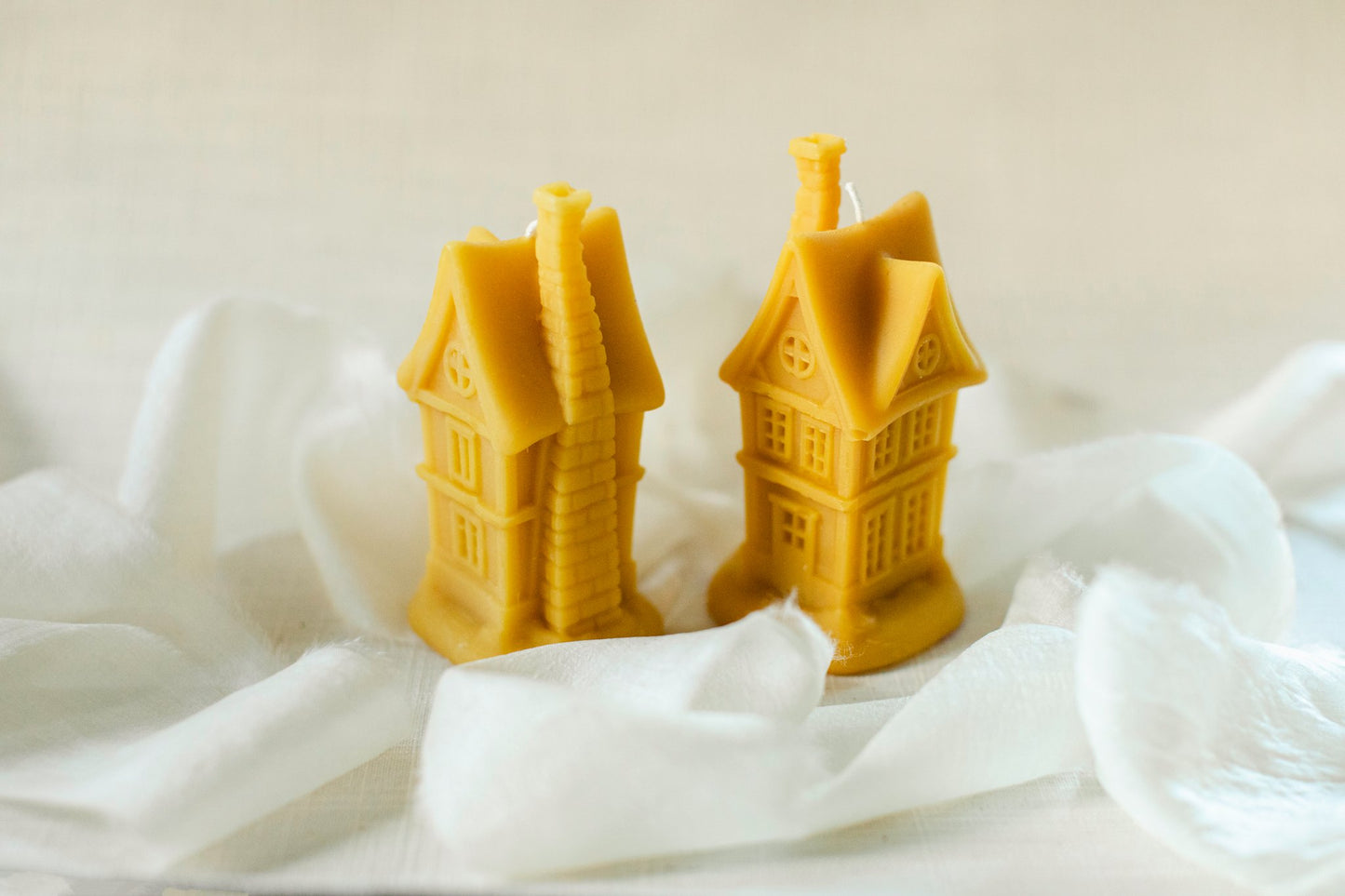 Beeswax House Candle