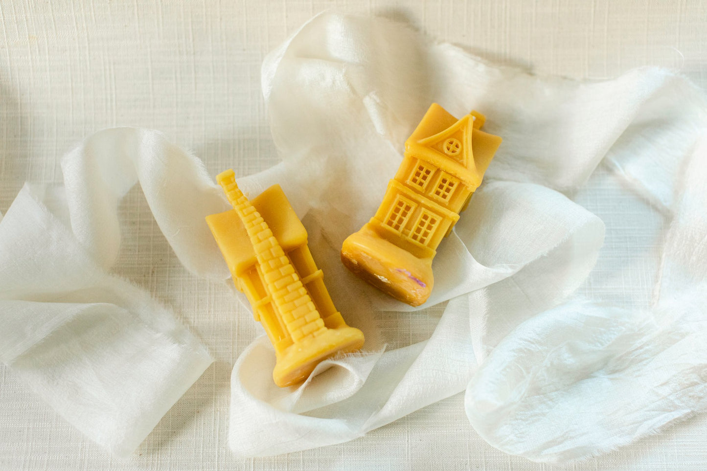 Beeswax House Candle