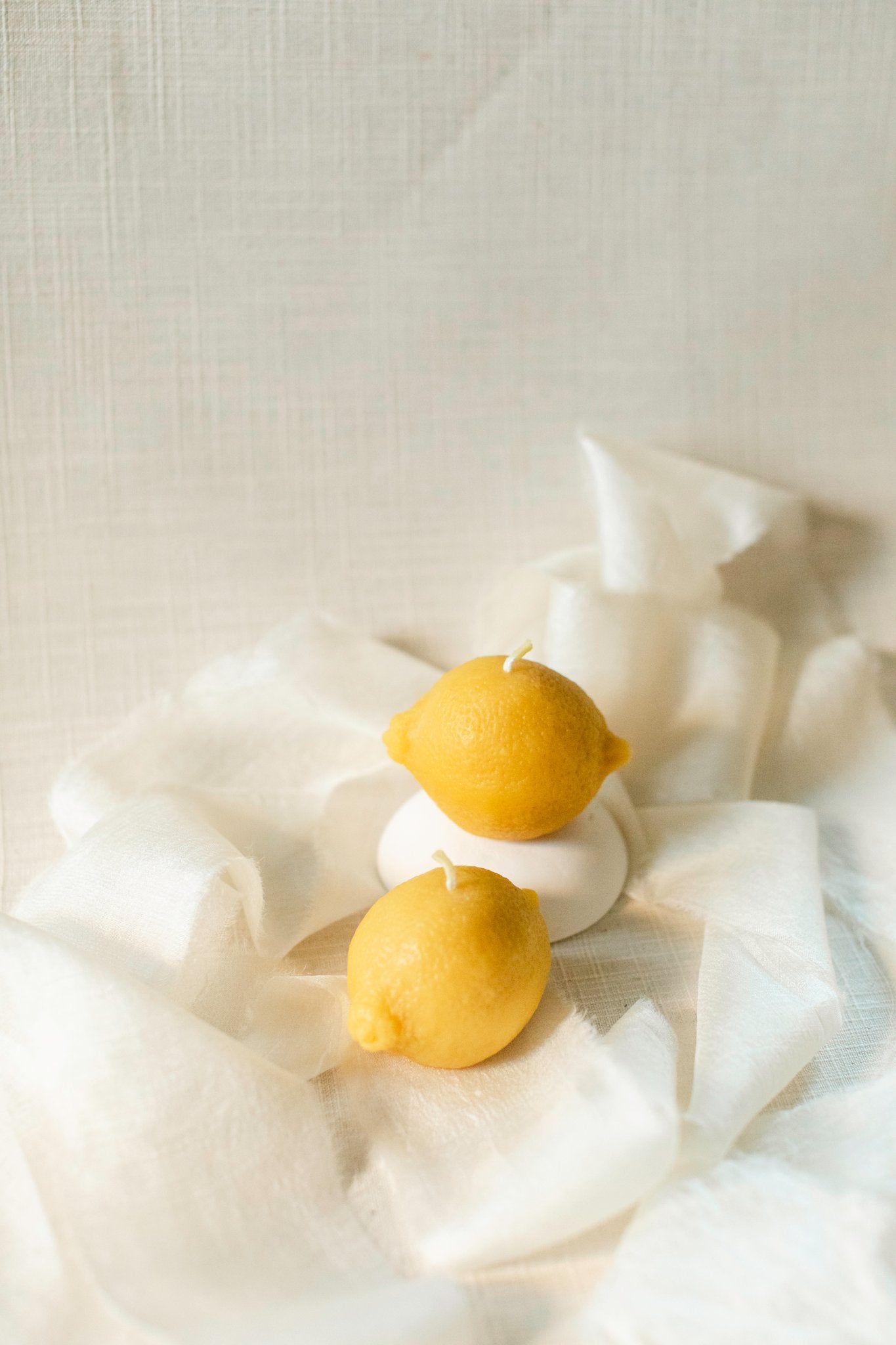 Mini Lemon Beeswax Candle