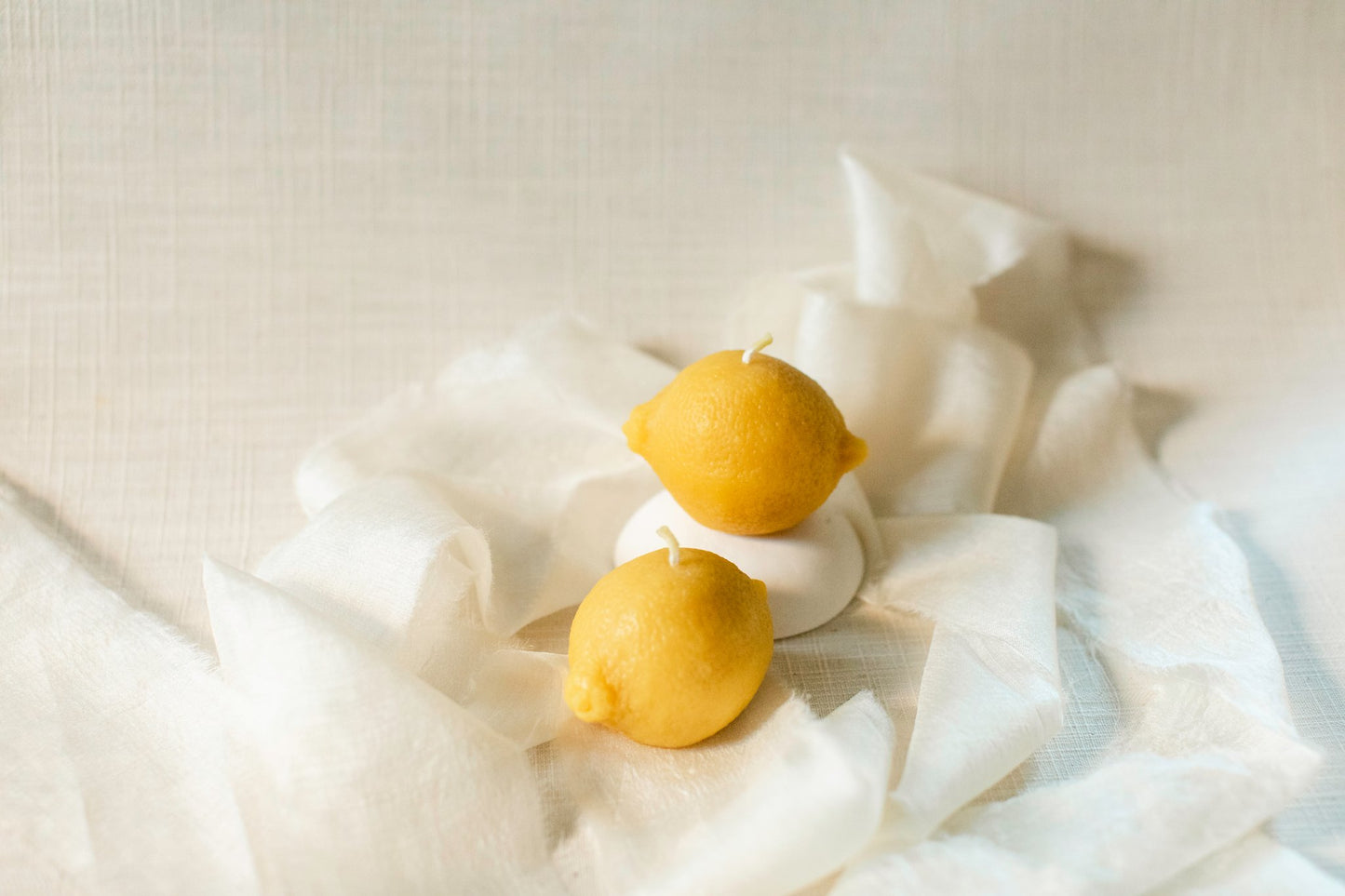 Mini Lemon Beeswax Candle