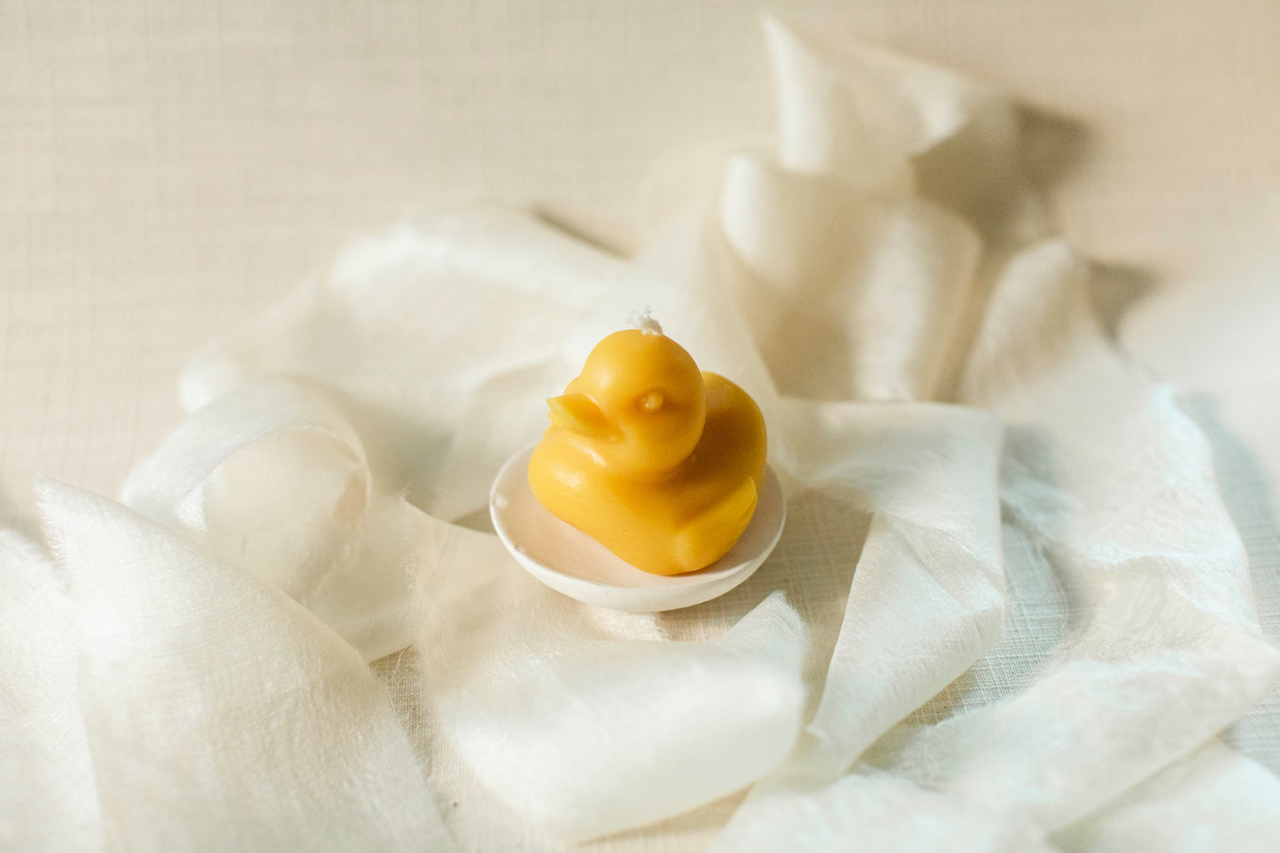 Duck Beeswax Candle