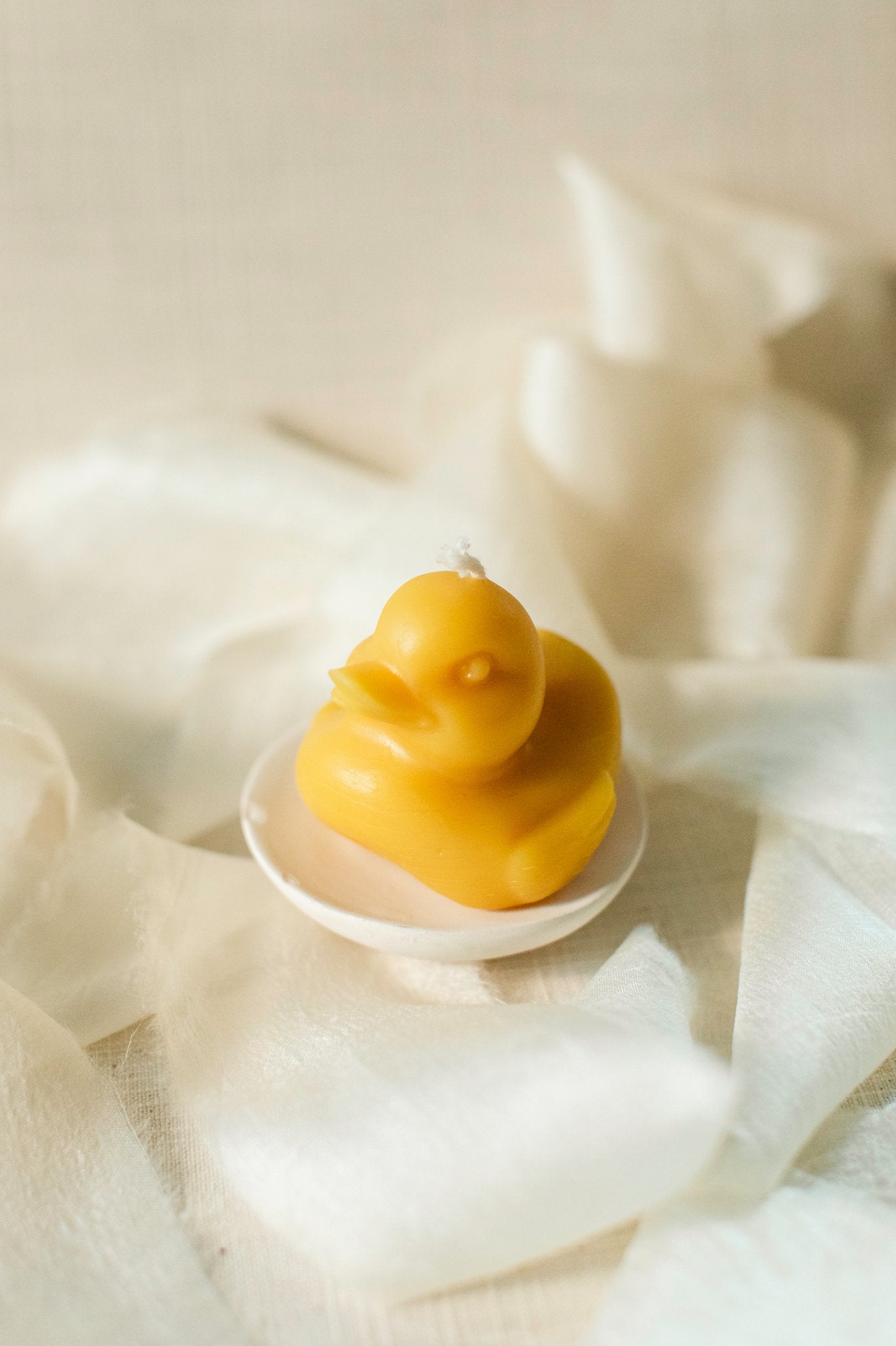 Duck Beeswax Candle