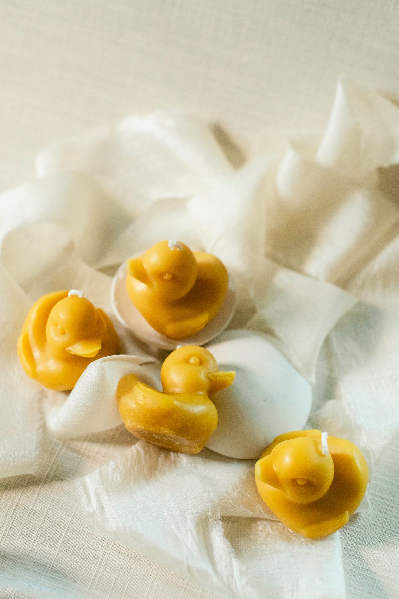 Duck Beeswax Candle