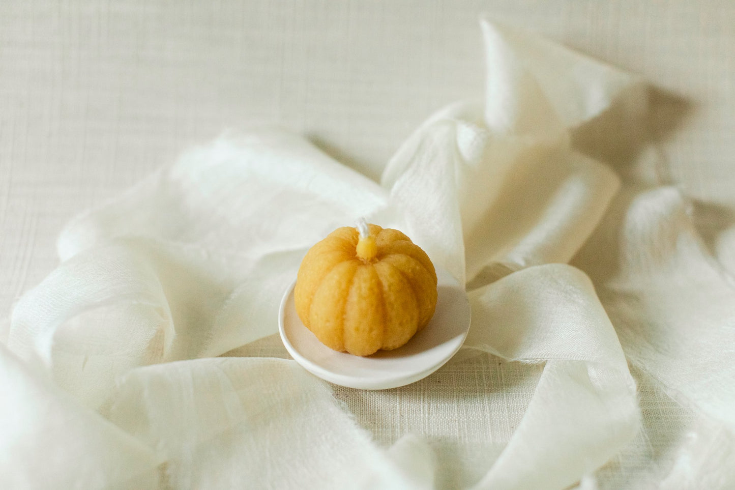 100% Beeswax Mini Pumpkin Candle Set