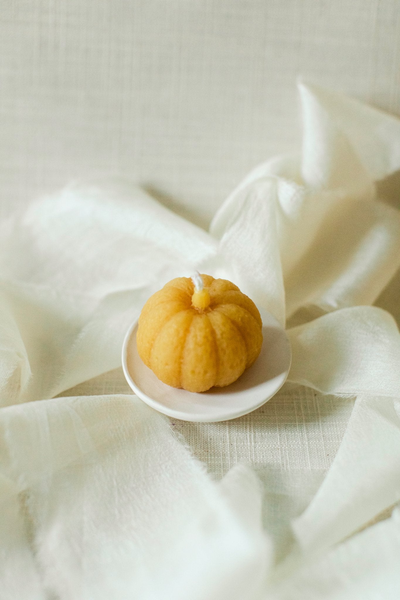 100% Beeswax Mini Pumpkin Candle Set