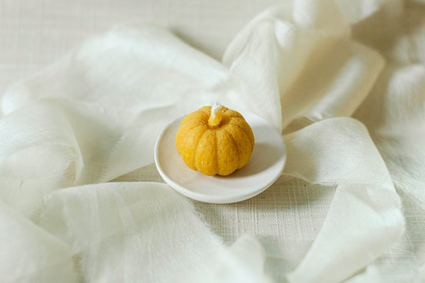 100% Beeswax Mini Pumpkin Candle Set