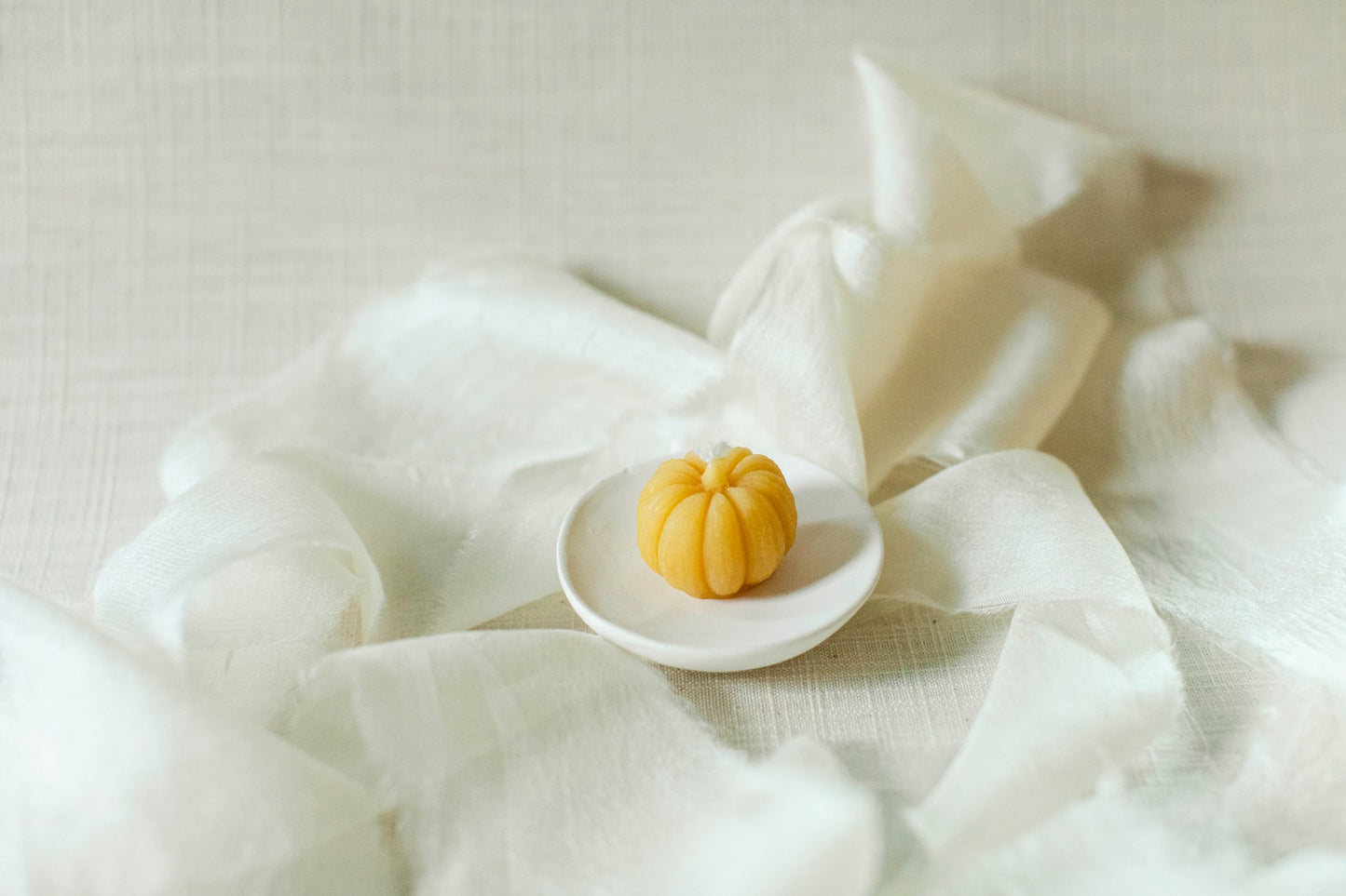 100% Beeswax Mini Pumpkin Candle Set