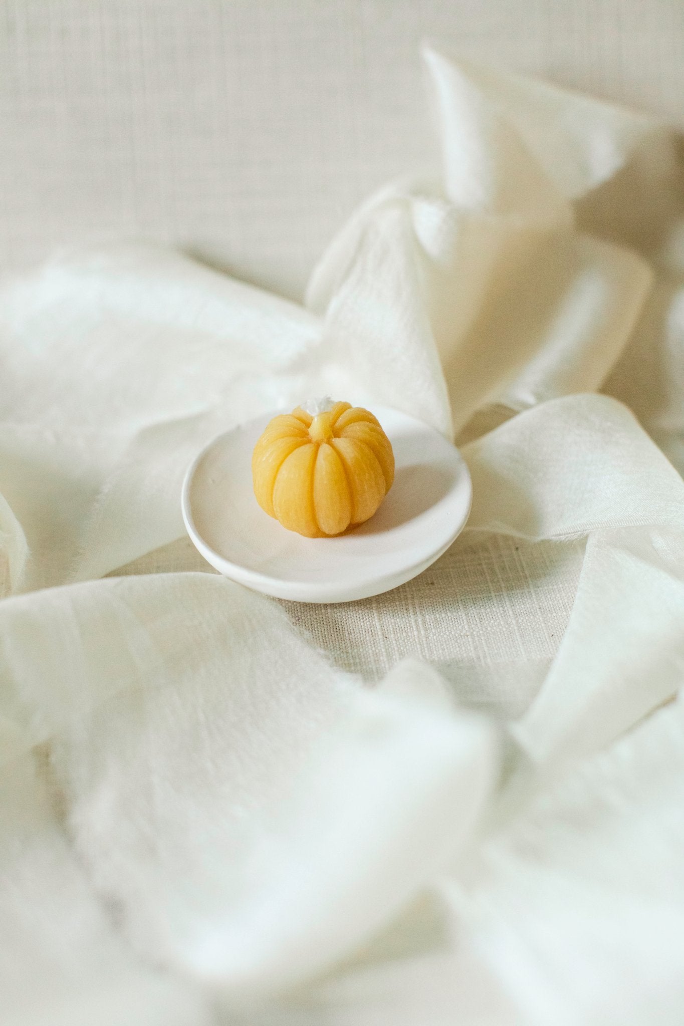 100% Beeswax Mini Pumpkin Candle Set