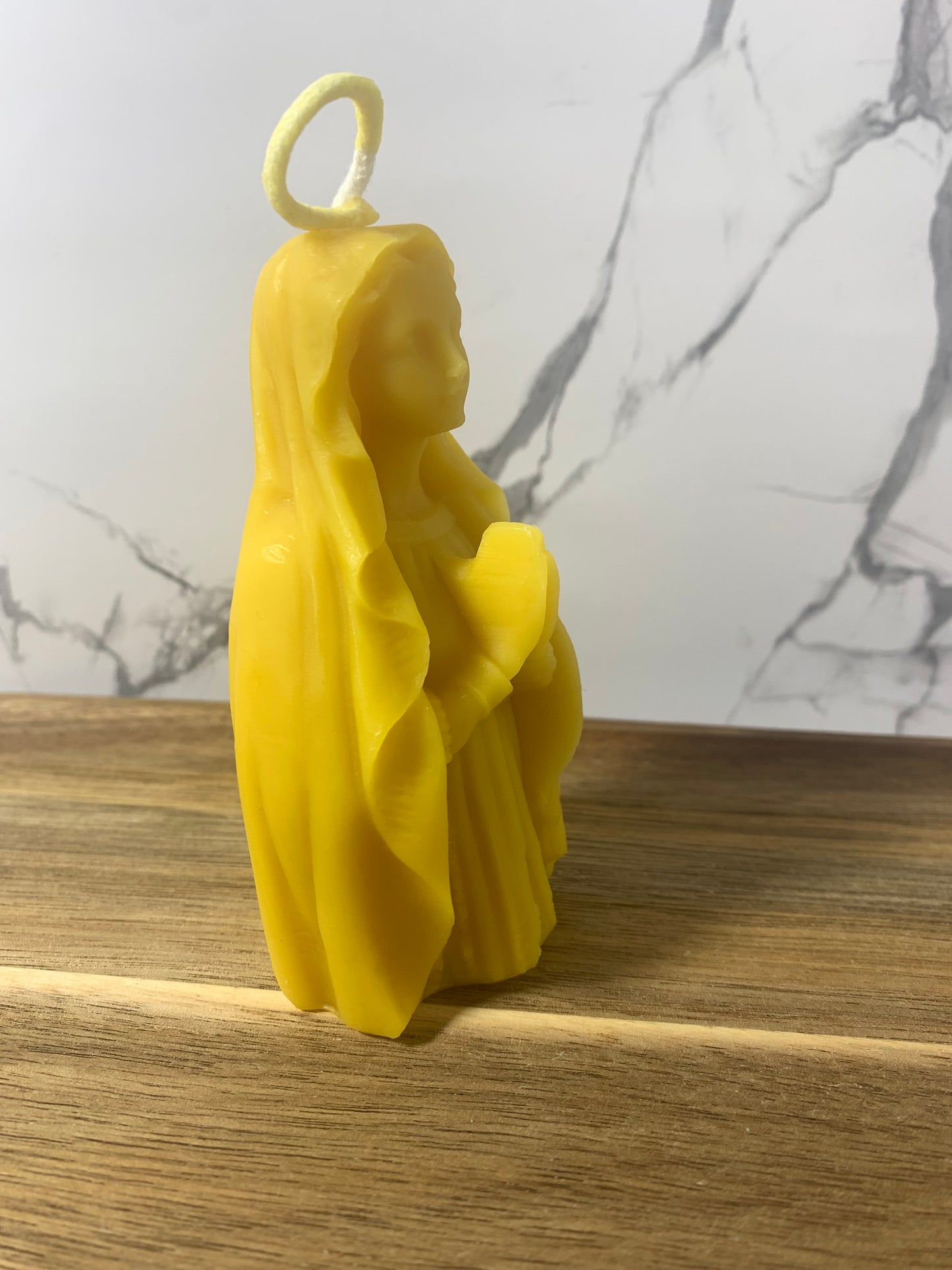 Our Lady Of Grace Beeswax Candle