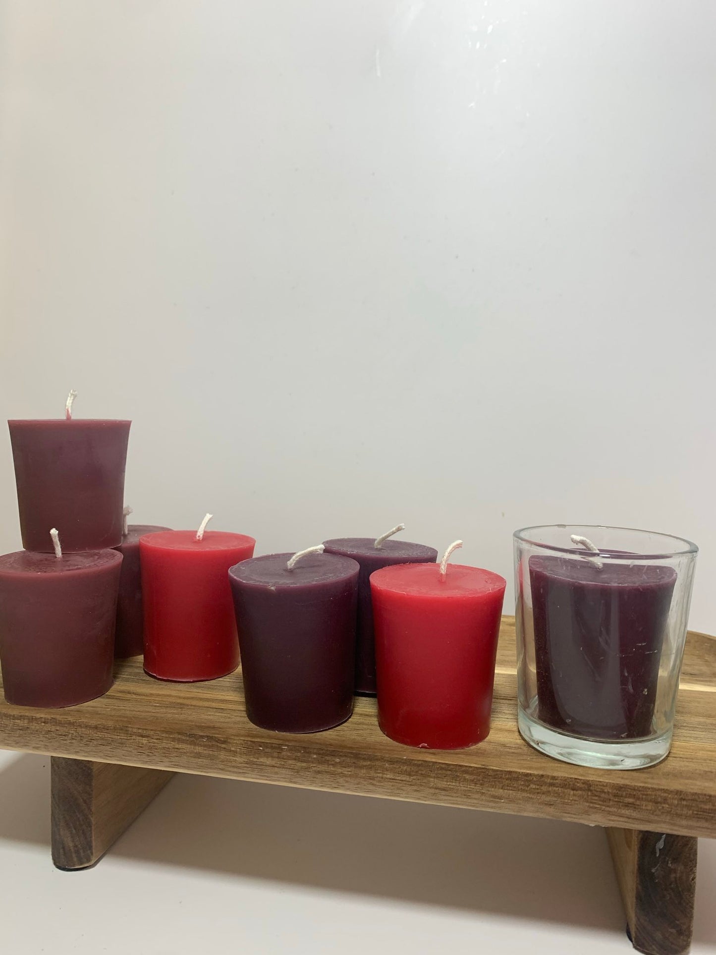 100% Beeswax Advent Votive Candles