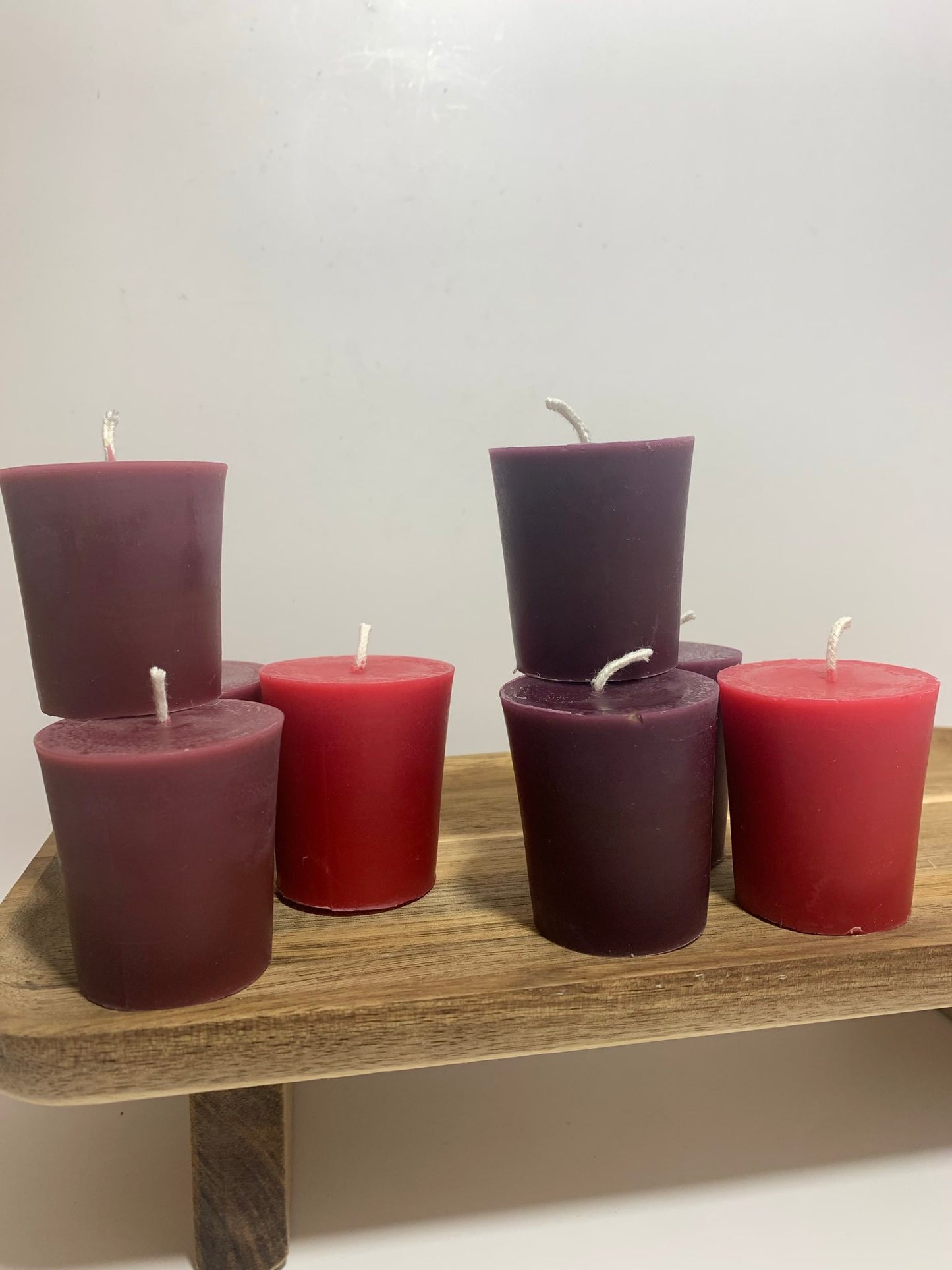 100% Beeswax Advent Votive Candles