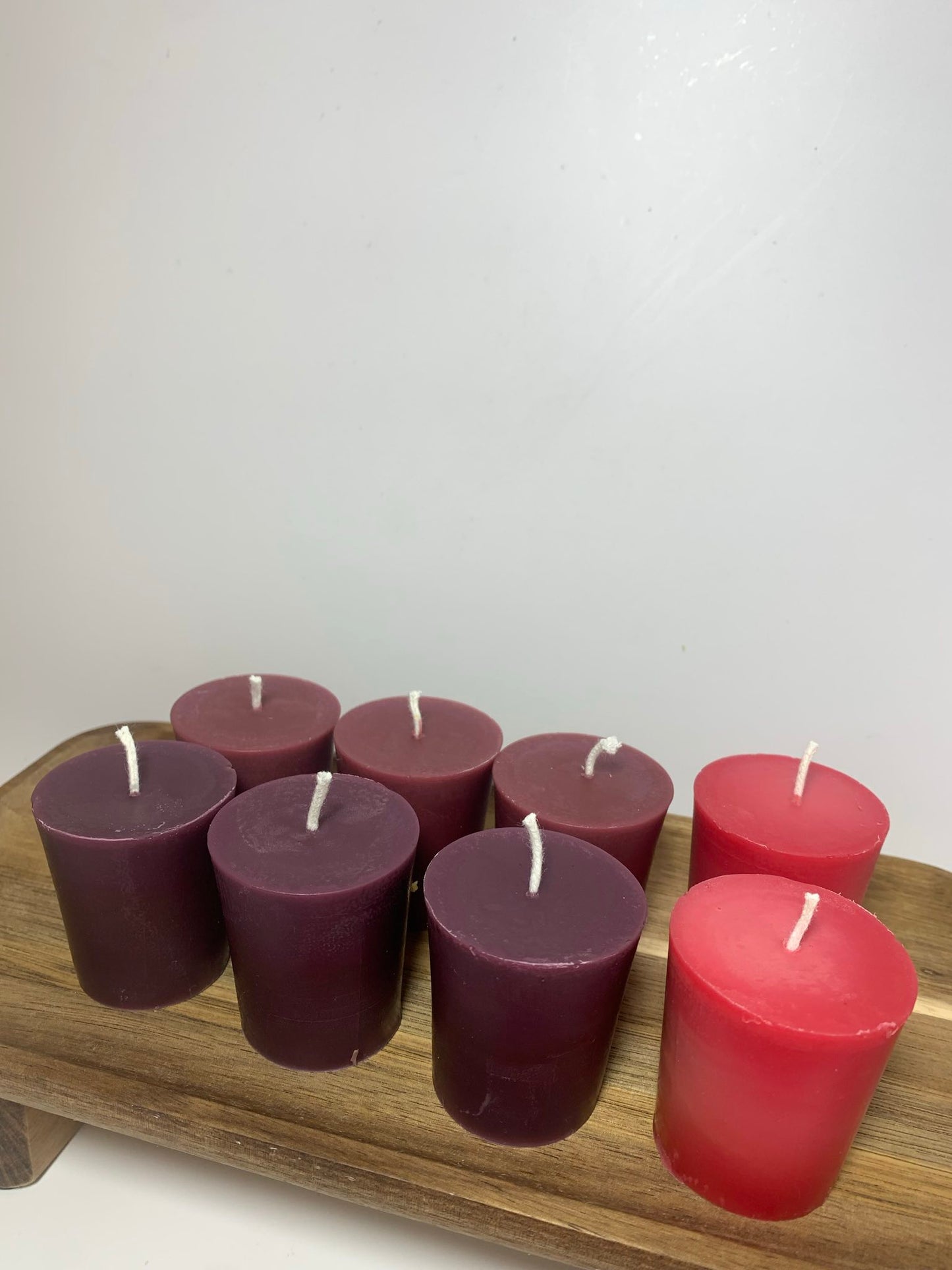 100% Beeswax Advent Votive Candles