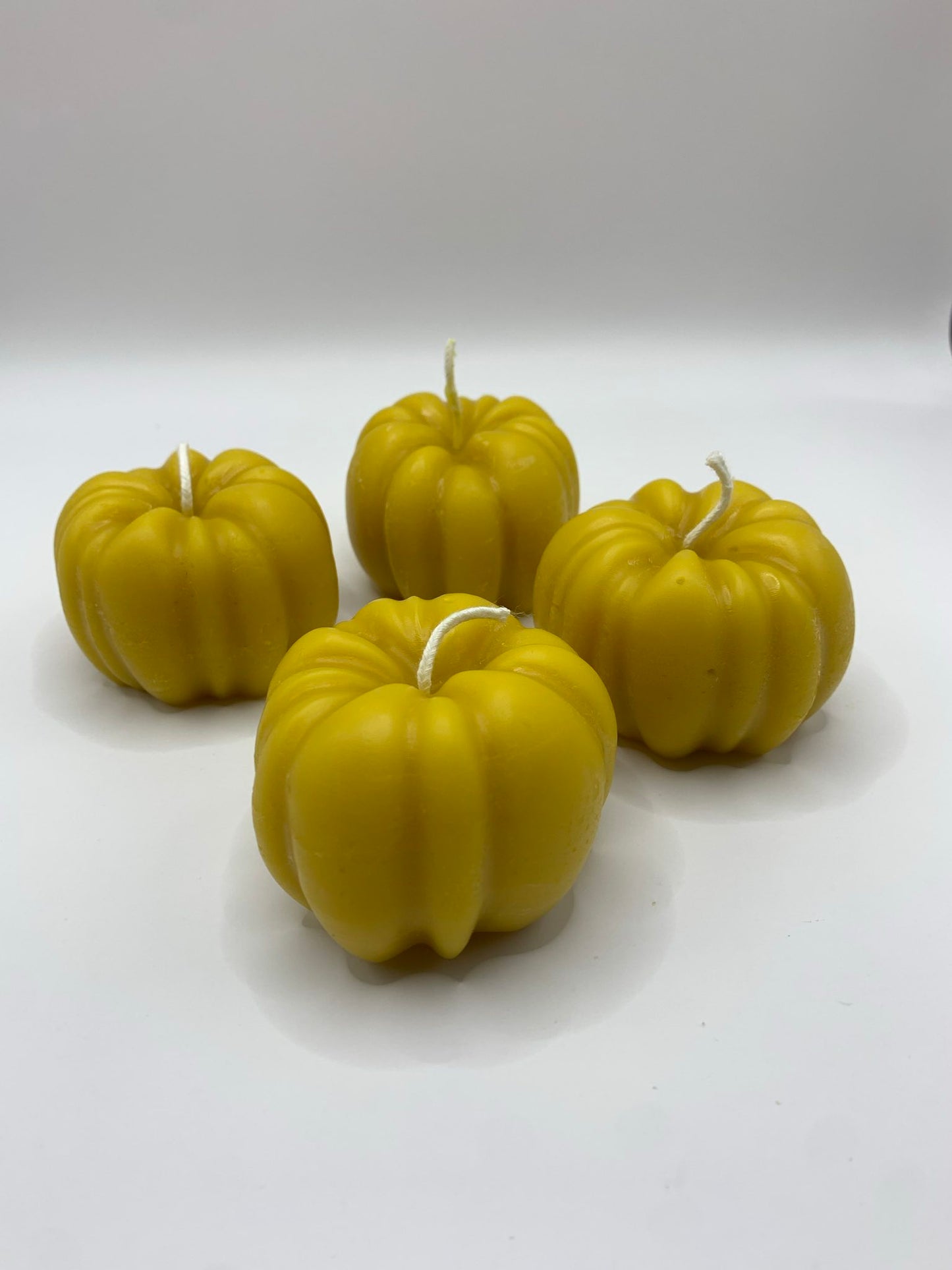 100% Beeswax Mini Pumpkin Candle