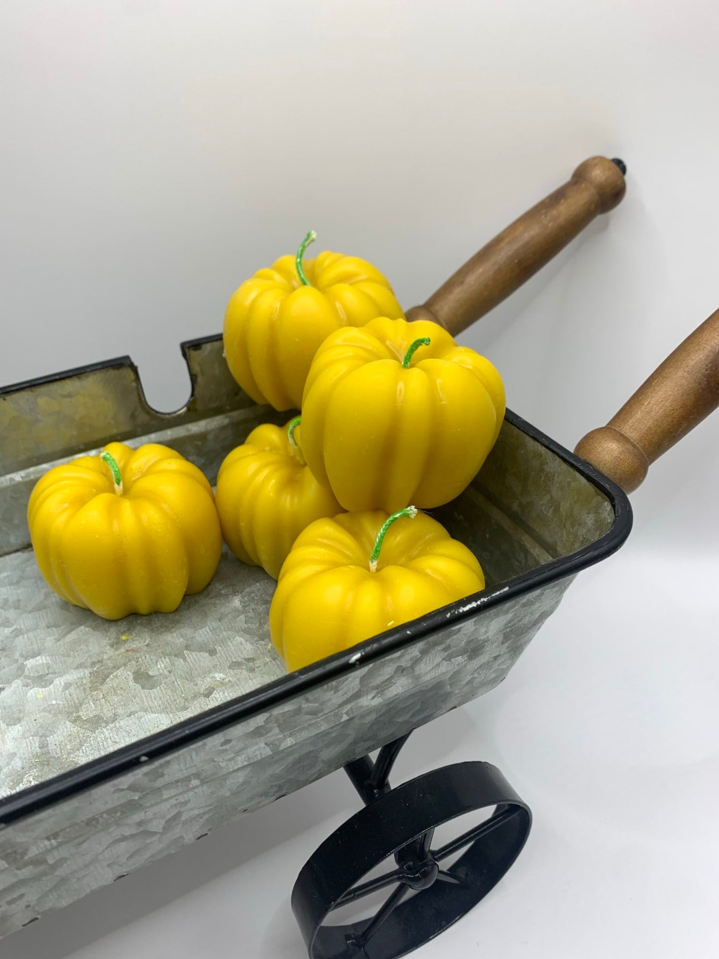 100% Beeswax Mini Pumpkin Candle